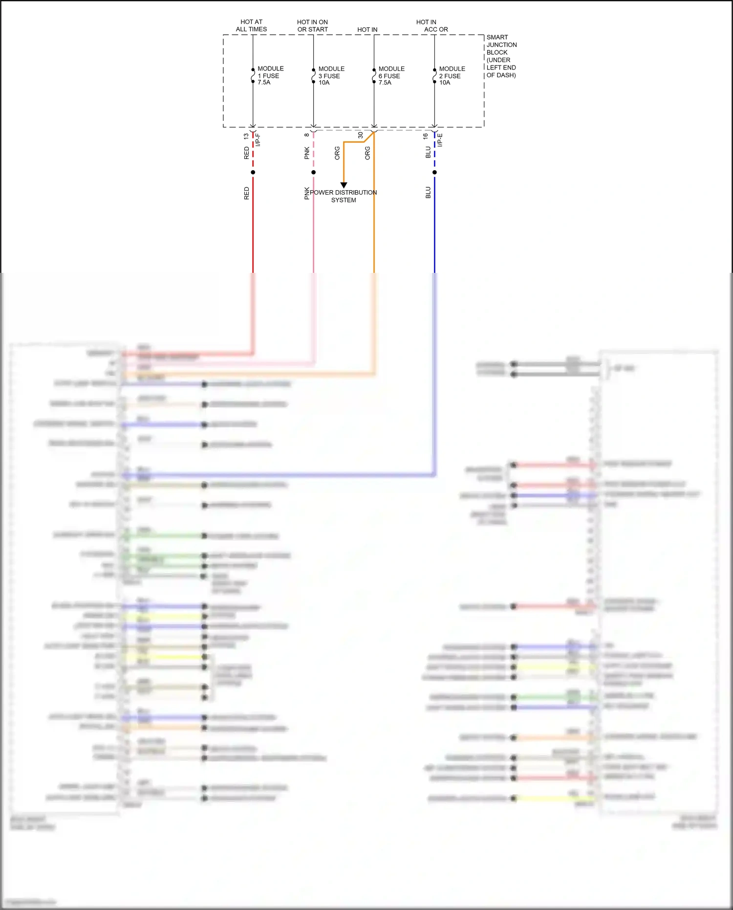 Wiring diagram i/p-e for Hyundai Elantra VI facelift (2018-2020) (31 of 71)
