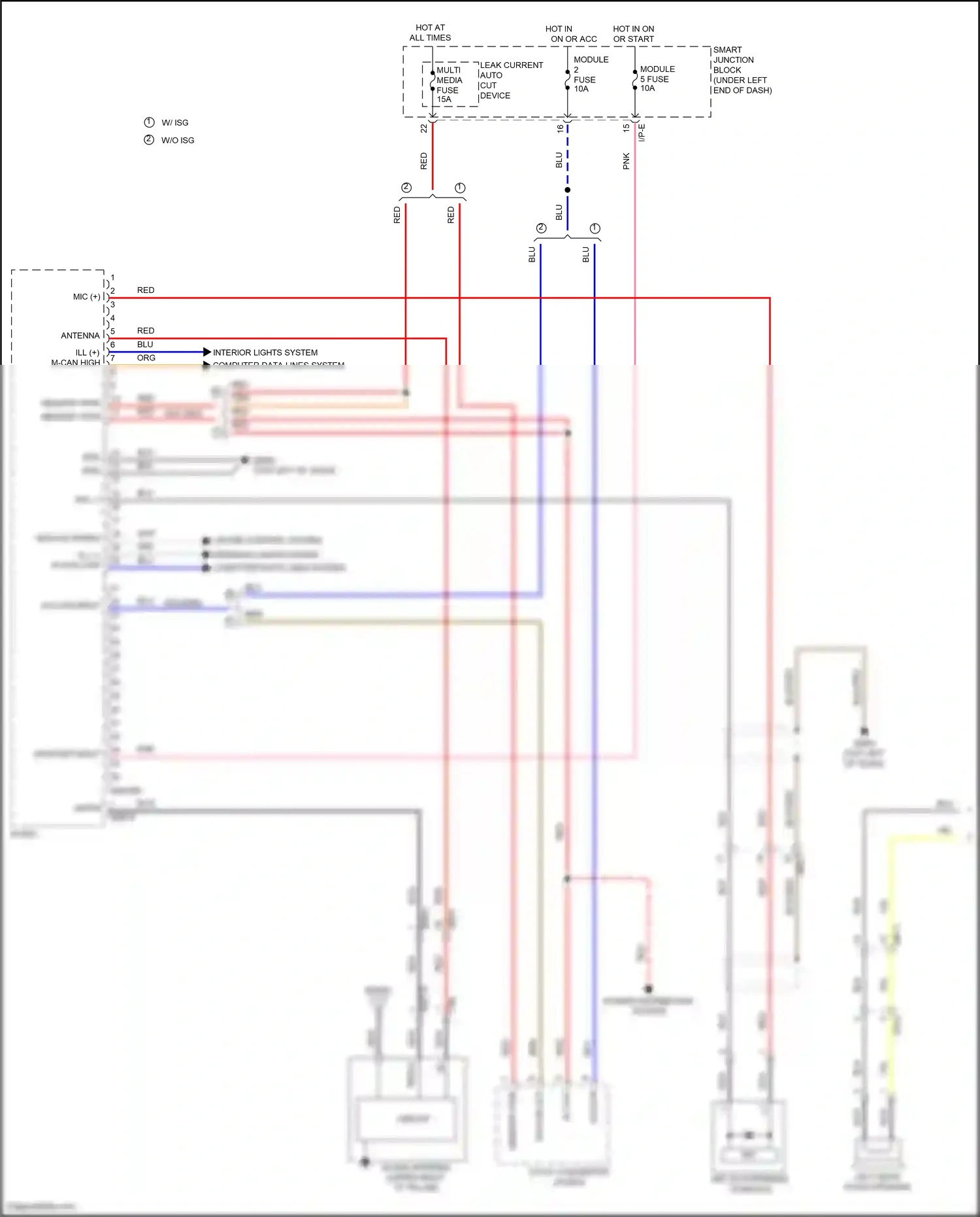 Wiring diagram i/p-e for Hyundai Elantra VI facelift (2018-2020) (3 of 71)