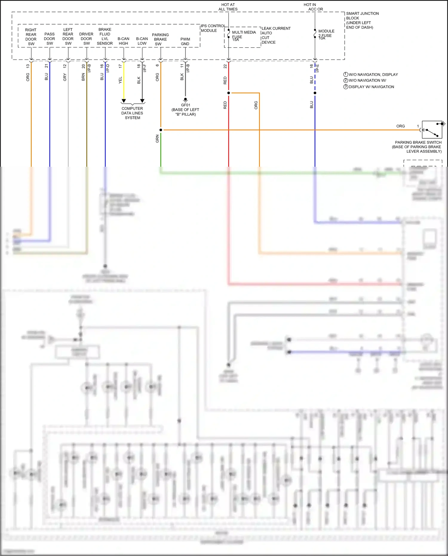 Wiring diagram i/p-e for Hyundai Elantra VI facelift (2018-2020) (37 of 71)