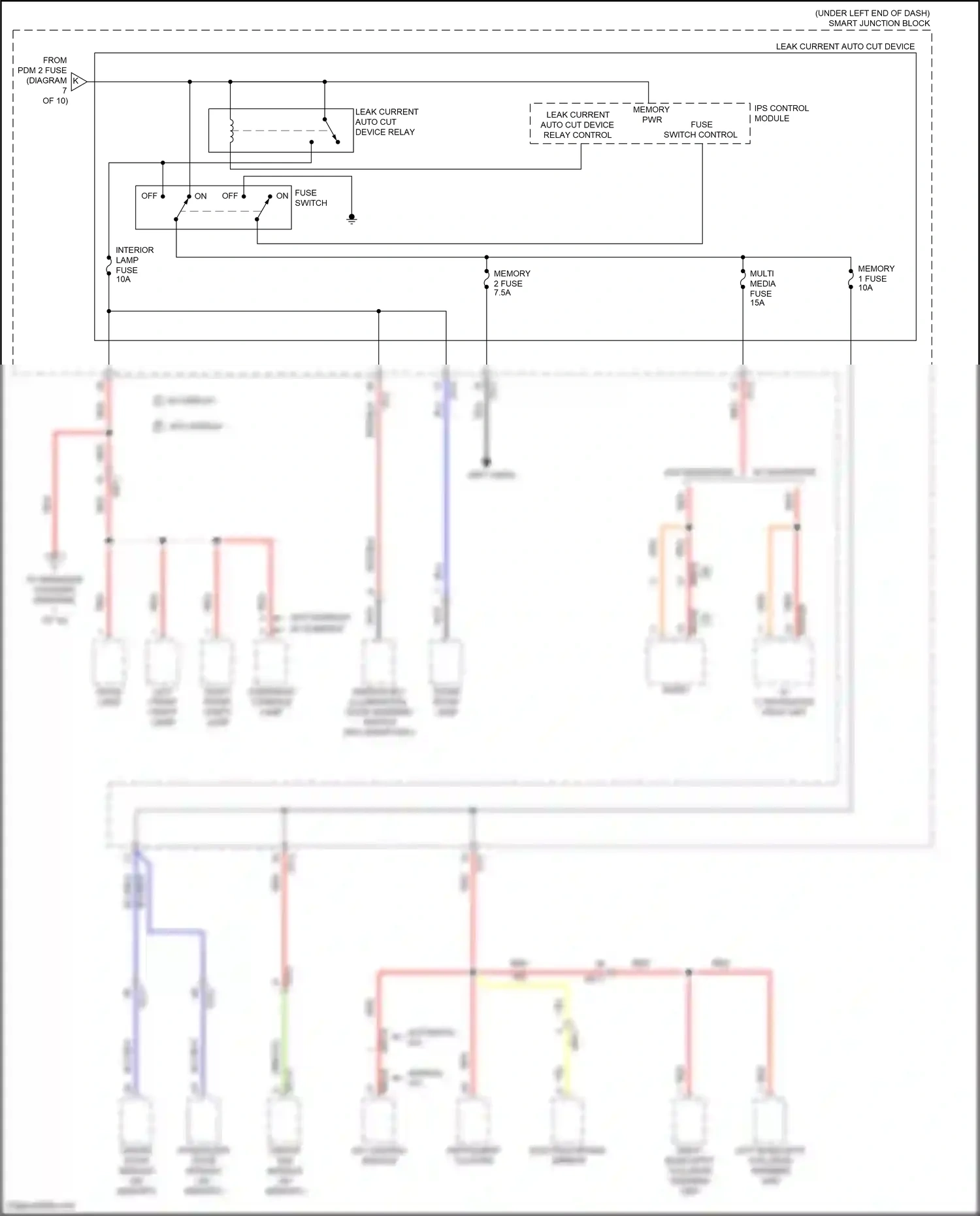Wiring diagram i/p-e for Hyundai Elantra VI facelift (2018-2020) (44 of 71)
