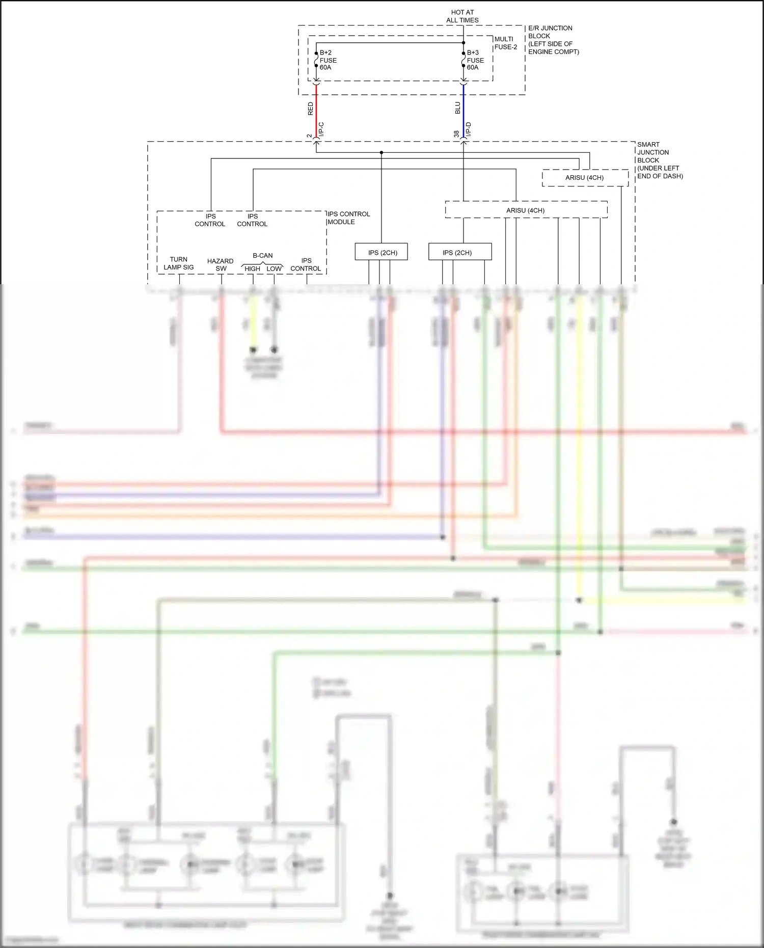 Wiring diagram ips control for Hyundai Elantra VI facelift (2018-2020) (1 of 1)