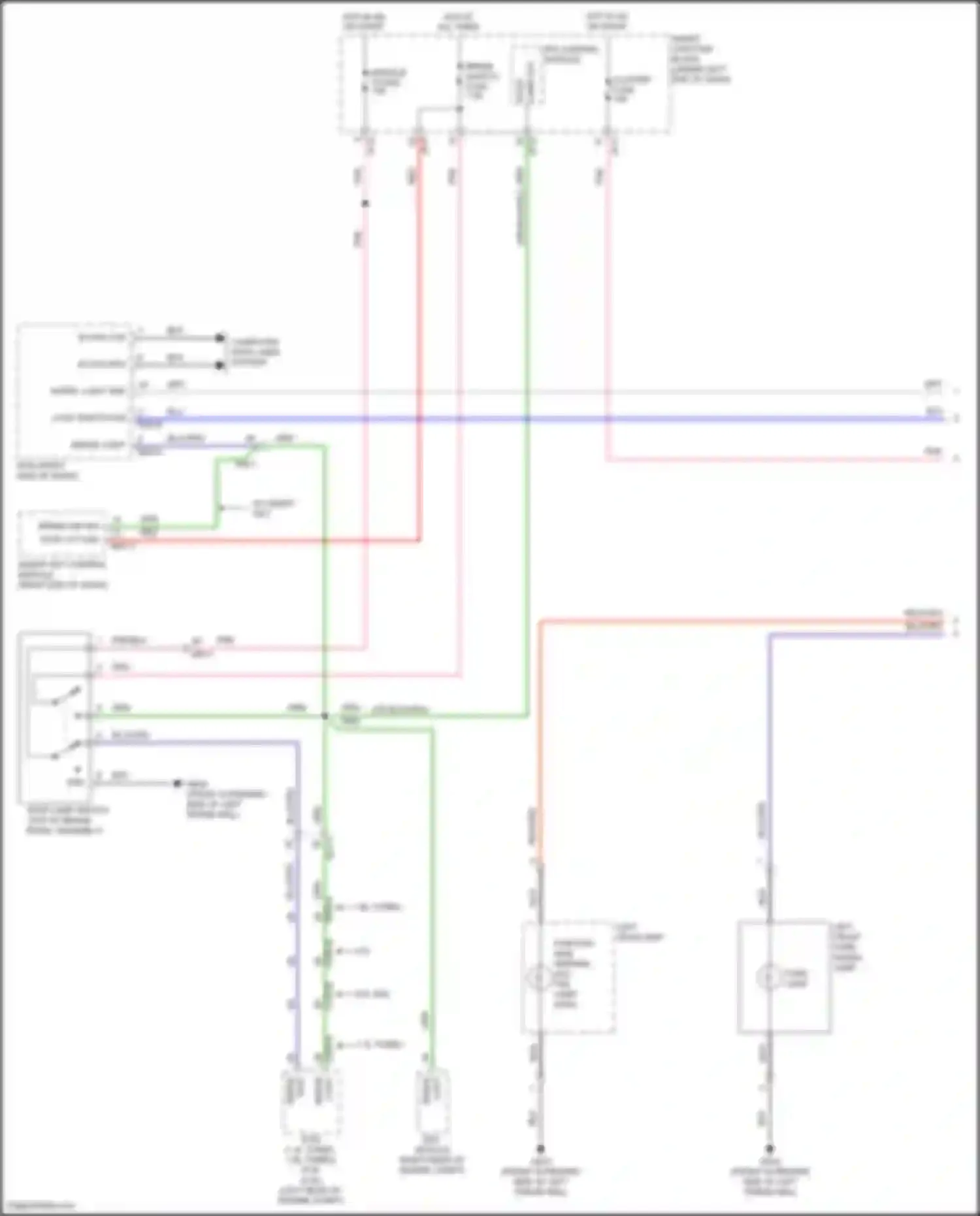 Wiring diagram left headlamp for Hyundai Elantra VI facelift (2018-2020) (2 of 9)