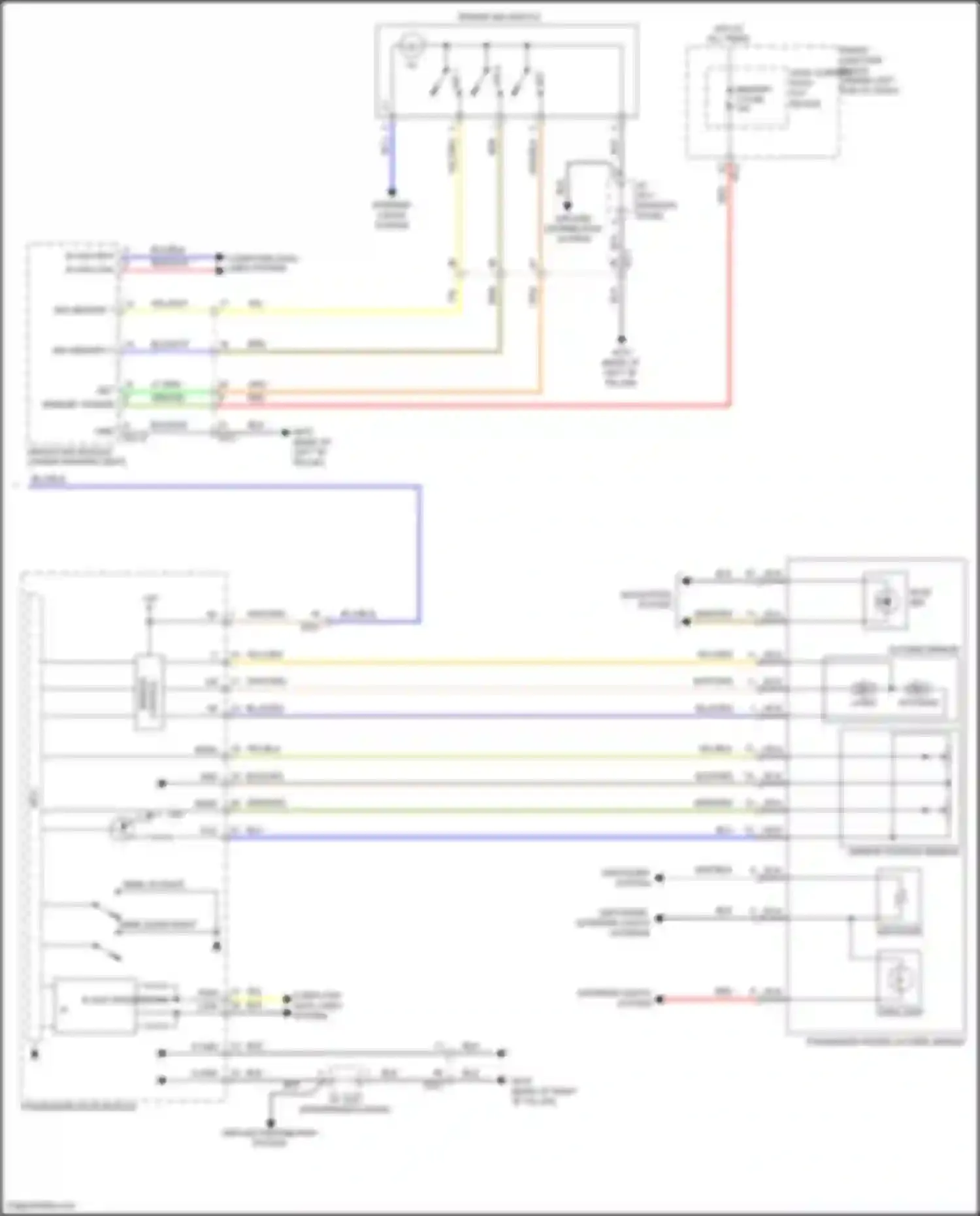 Wiring diagram memory 1 fuse for Hyundai Elantra VI facelift (2018-2020) (22 of 23)