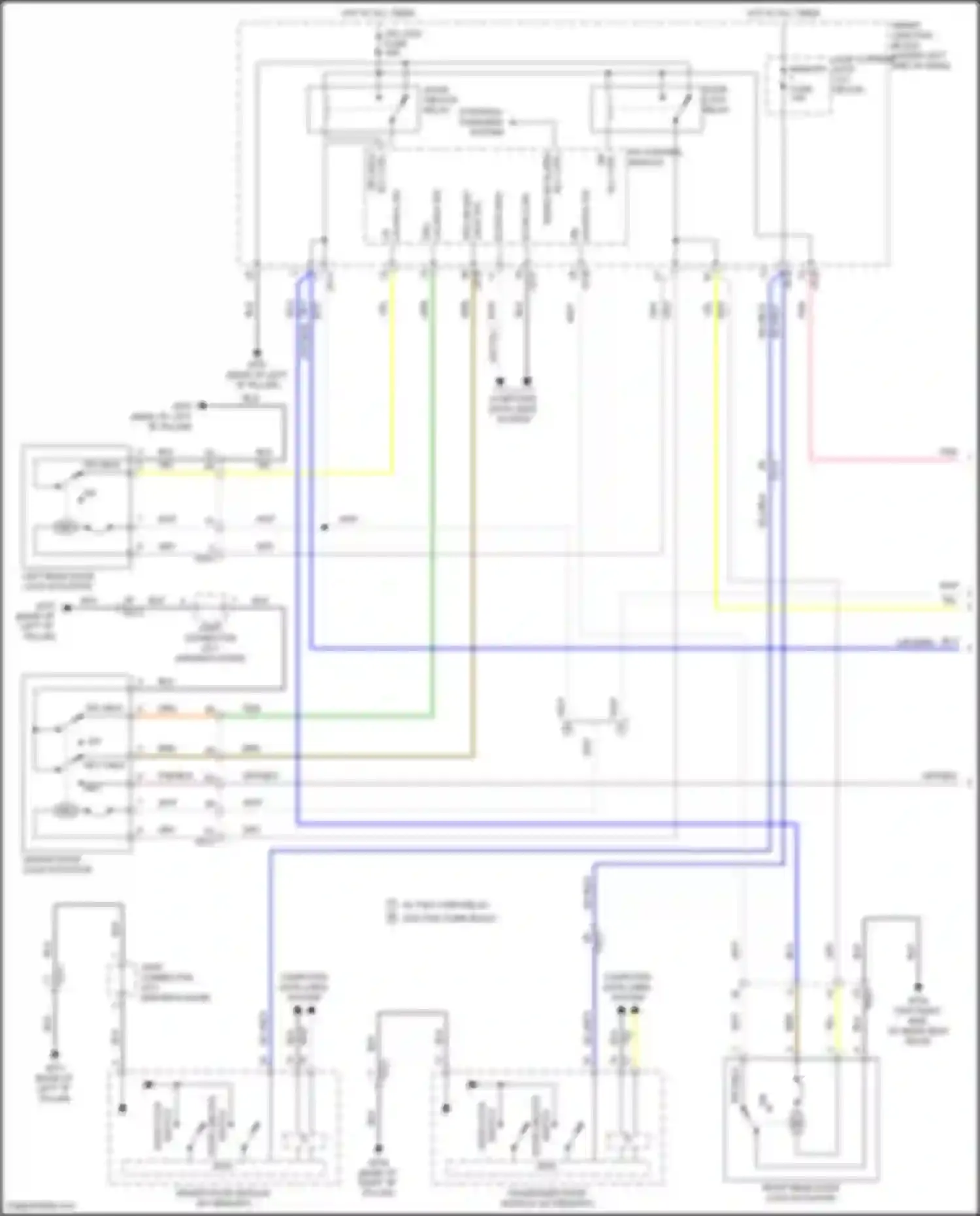 Wiring diagram memory 1 fuse for Hyundai Elantra VI facelift (2018-2020) (6 of 23)