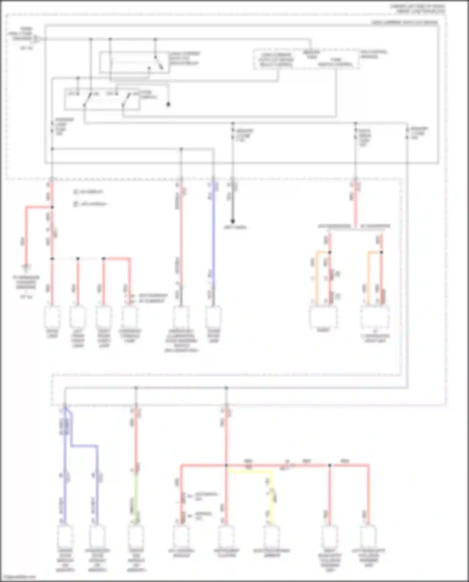 Wiring diagram memory 2 fuse for Hyundai Elantra VI facelift (2018-2020) (1 of 2)