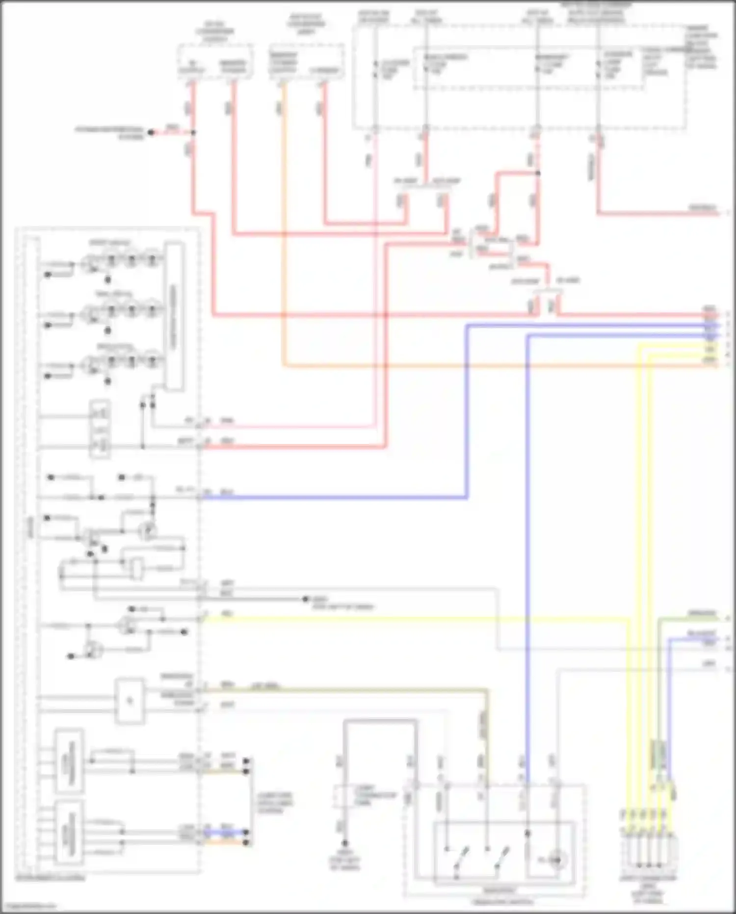 Wiring diagram memory power output for Hyundai Elantra VI facelift (2018-2020) (3 of 4)