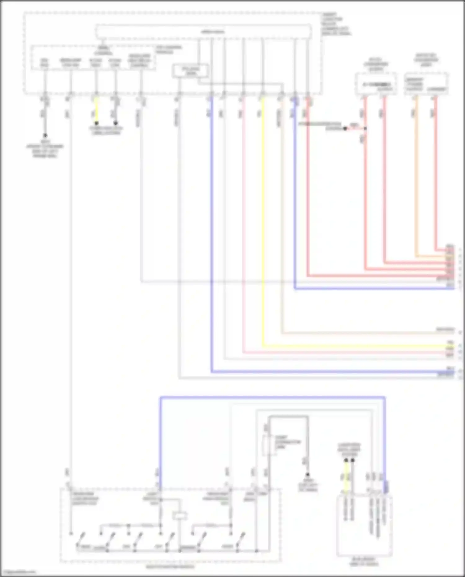 Wiring diagram memory power output for Hyundai Elantra VI facelift (2018-2020) (2 of 4)
