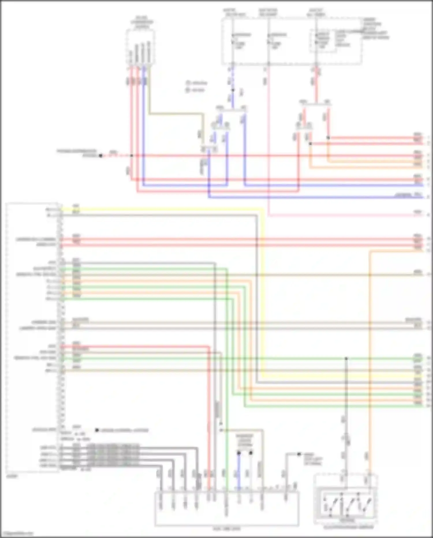 Wiring diagram module 2 fuse for Hyundai Elantra VI facelift (2018-2020) (10 of 21)