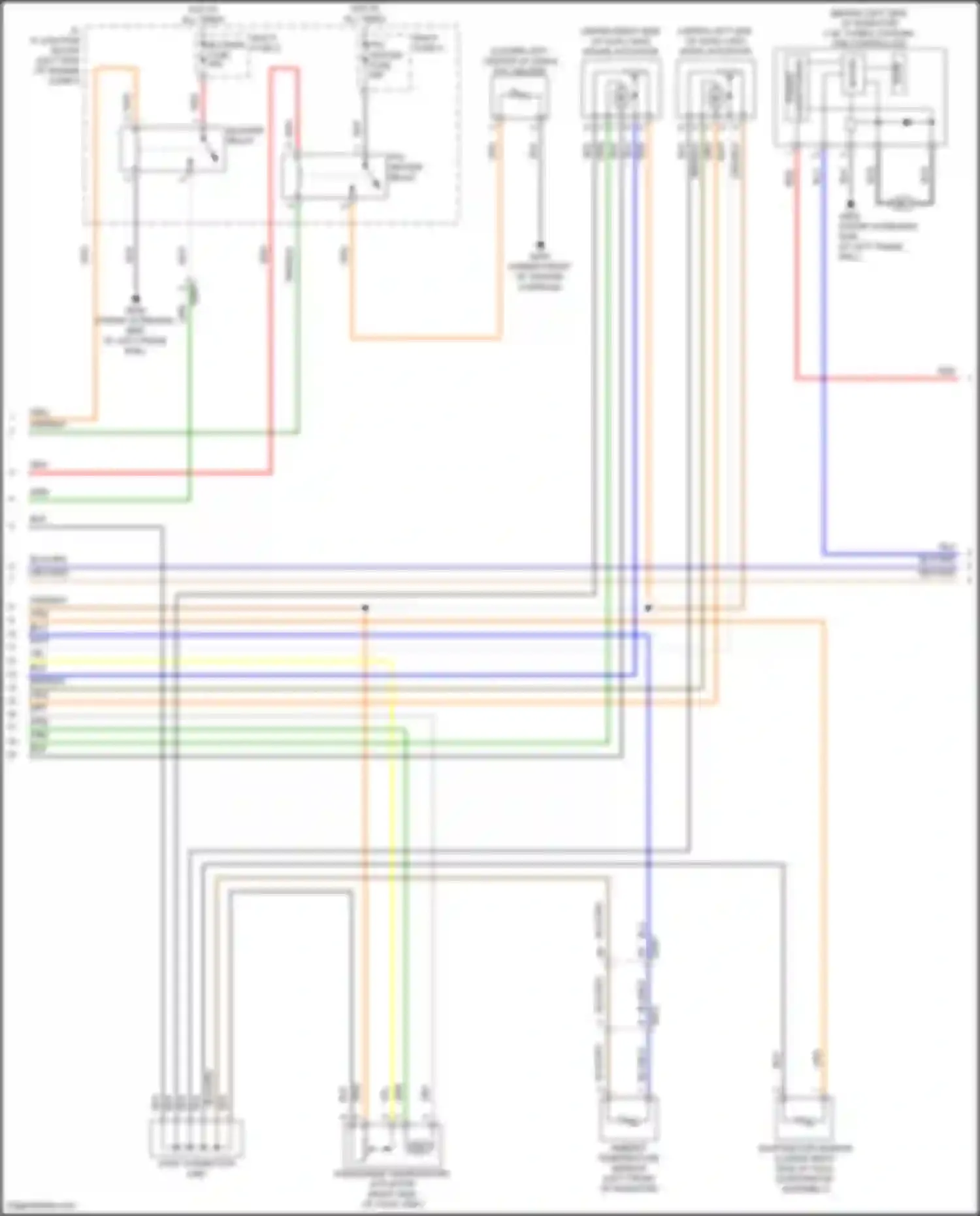 Wiring diagram multi fuse 2 for Hyundai Elantra VI facelift (2018-2020) (9 of 24)