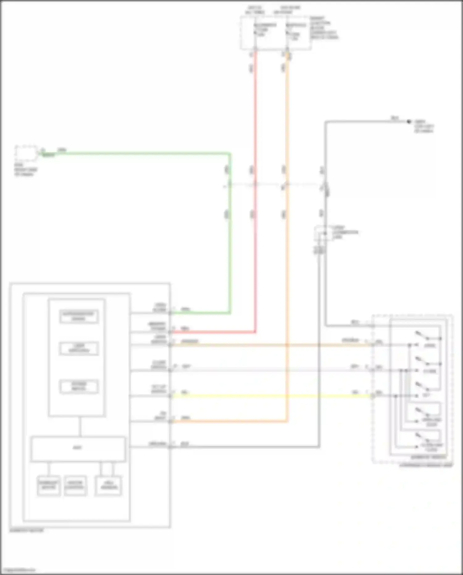 Wiring diagram overhead console lamp for Hyundai Elantra VI facelift (2018-2020) (6 of 6)
