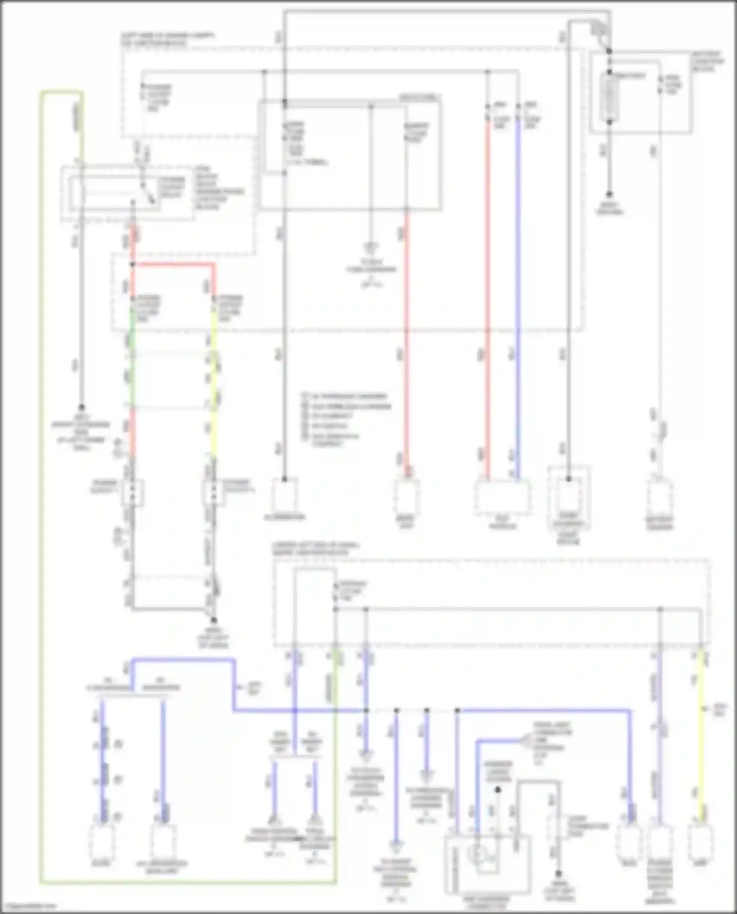 Wiring diagram pcb block for Hyundai Elantra VI facelift (2018-2020) (18 of 31)