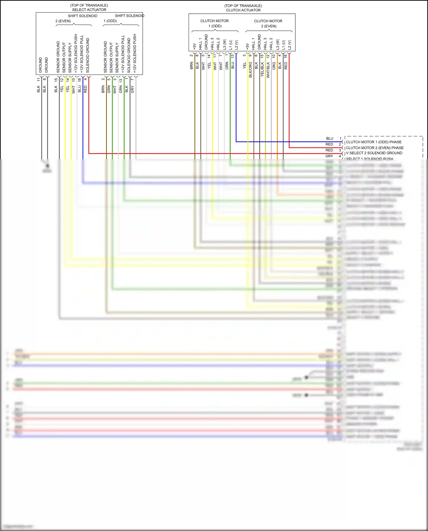 Hyundai Elantra VI facelift (2018-2020) select 2 solenoid pull wiring diagram  (1 of 1)