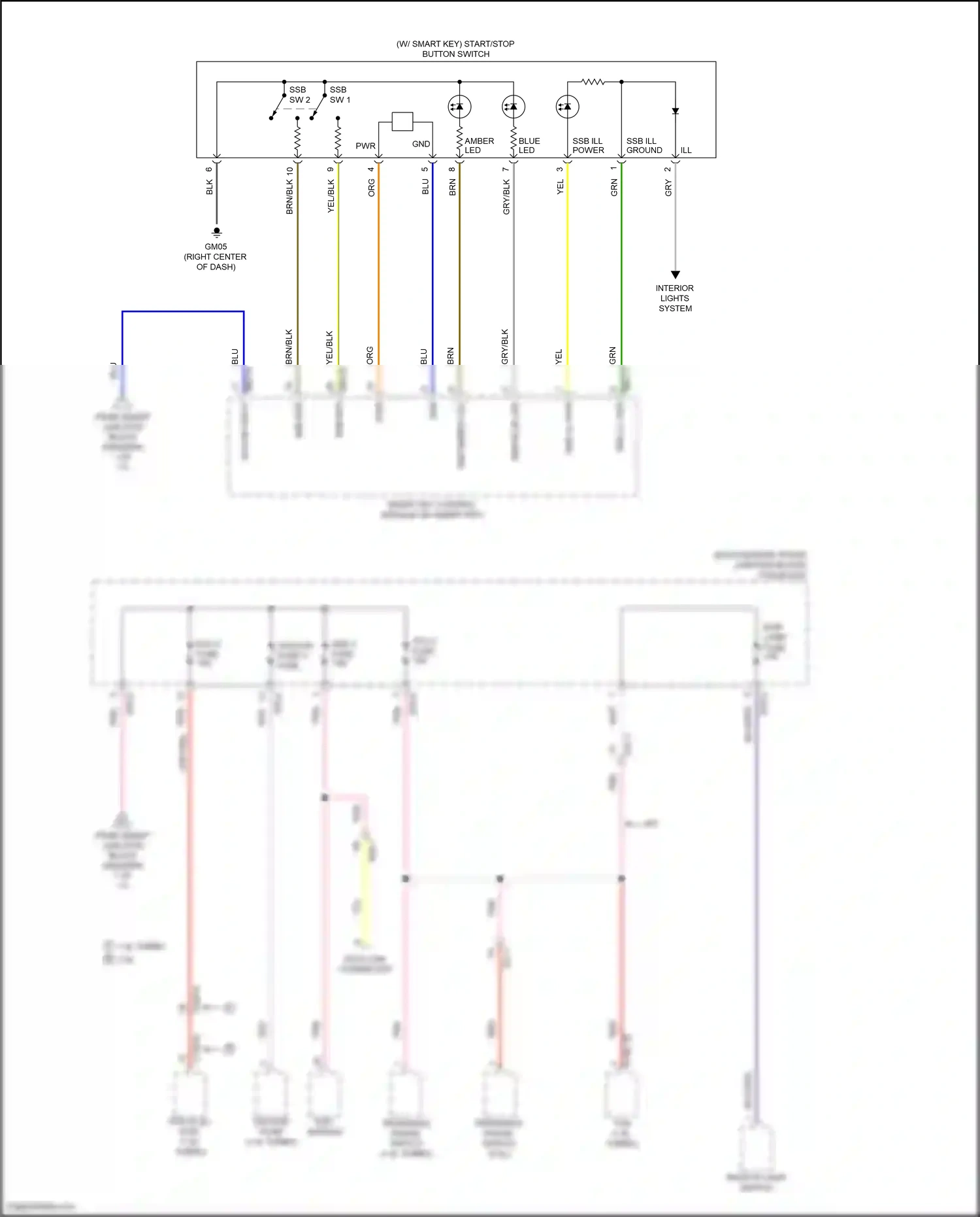 Hyundai Elantra VI facelift (2018-2020) transaxle range switch wiring diagram  (9 of 14)