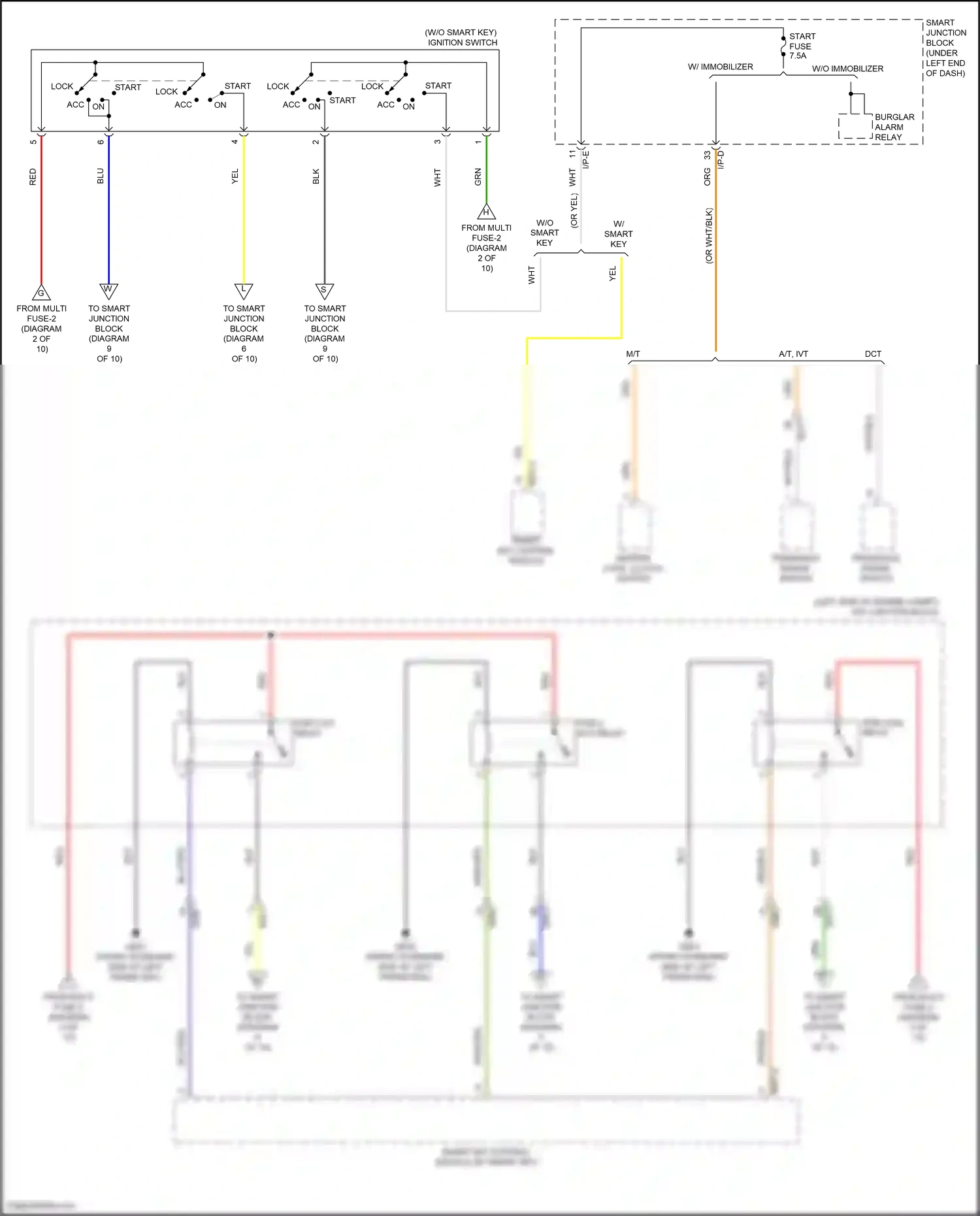 Hyundai Elantra VI facelift (2018-2020) transaxle range switch wiring diagram  (8 of 14)