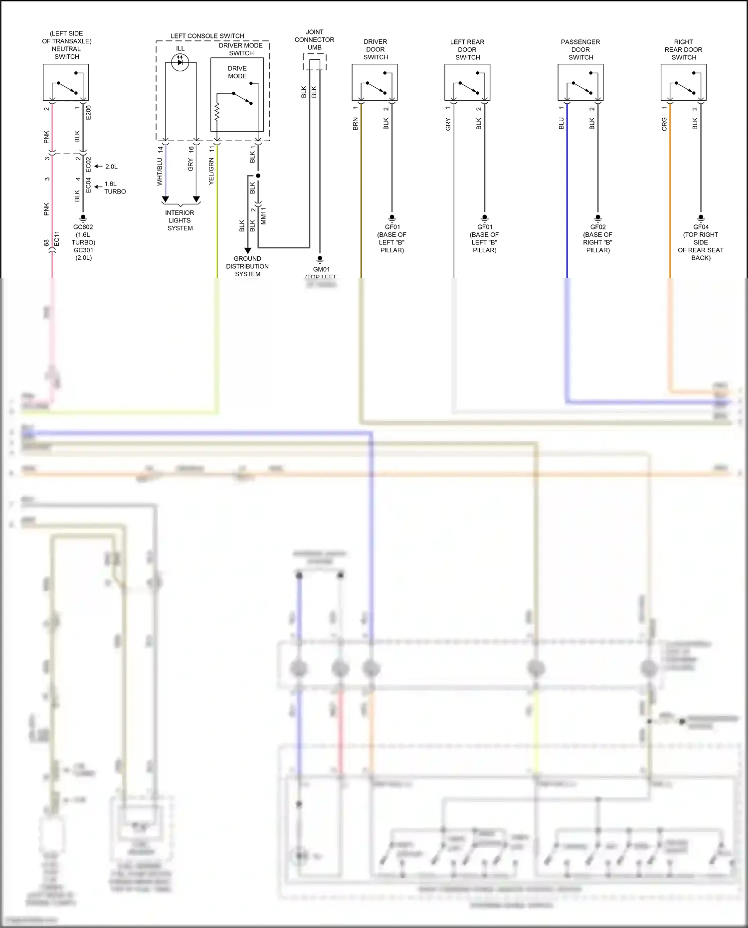Wiring diagram transmissions system for Hyundai Elantra VI facelift (2018-2020) (8 of 10)