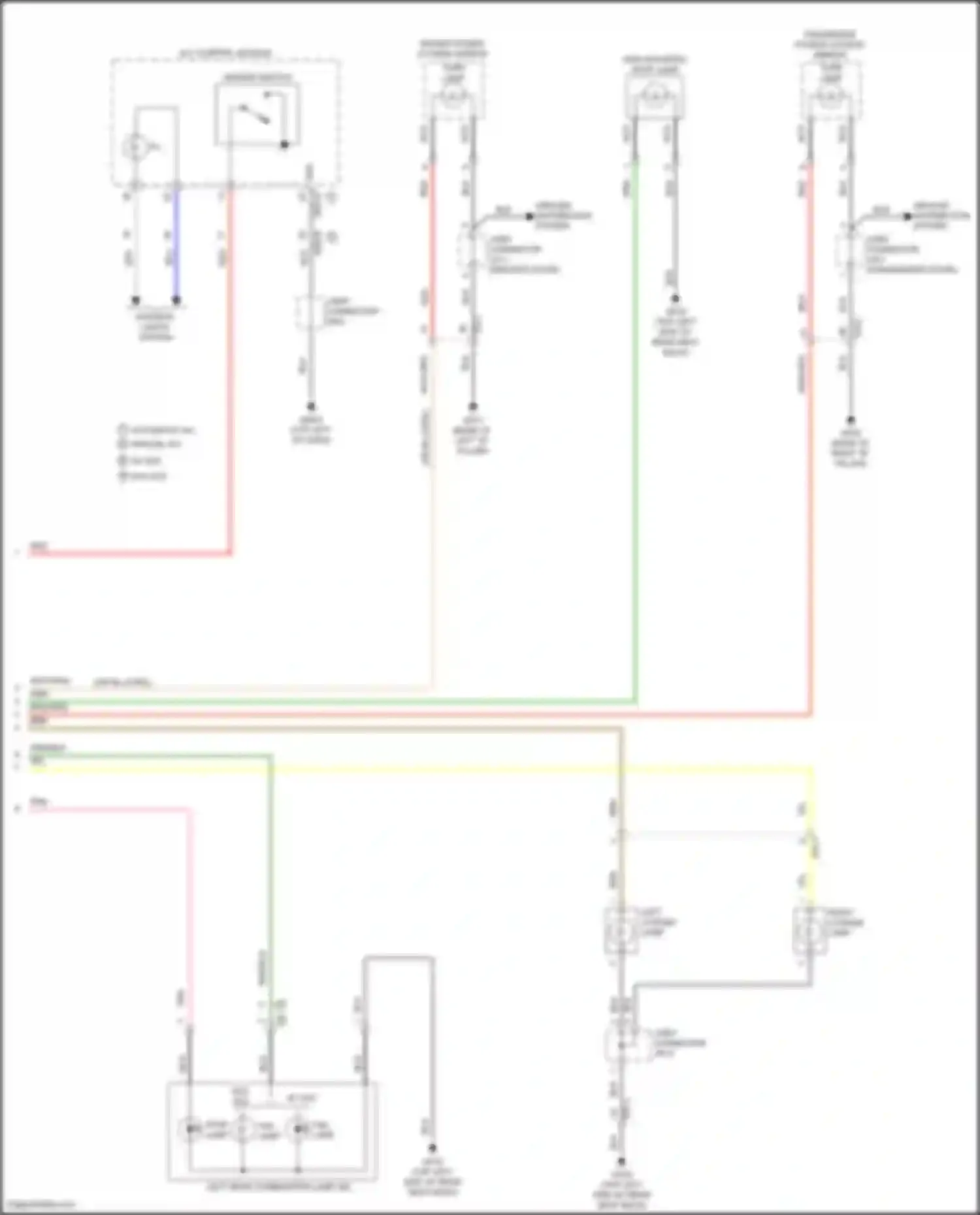 Wiring diagram w/ led w/o led for Hyundai Elantra VI facelift (2018-2020) (5 of 11)