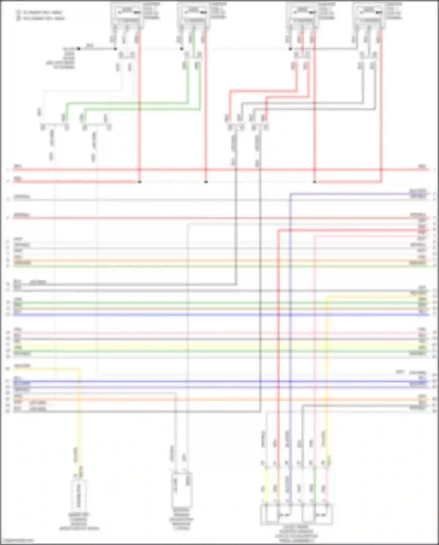 Wiring diagram w/ smart key, immo w/o smart key, immo for Hyundai Elantra VI facelift (2018-2020) (5 of 9)