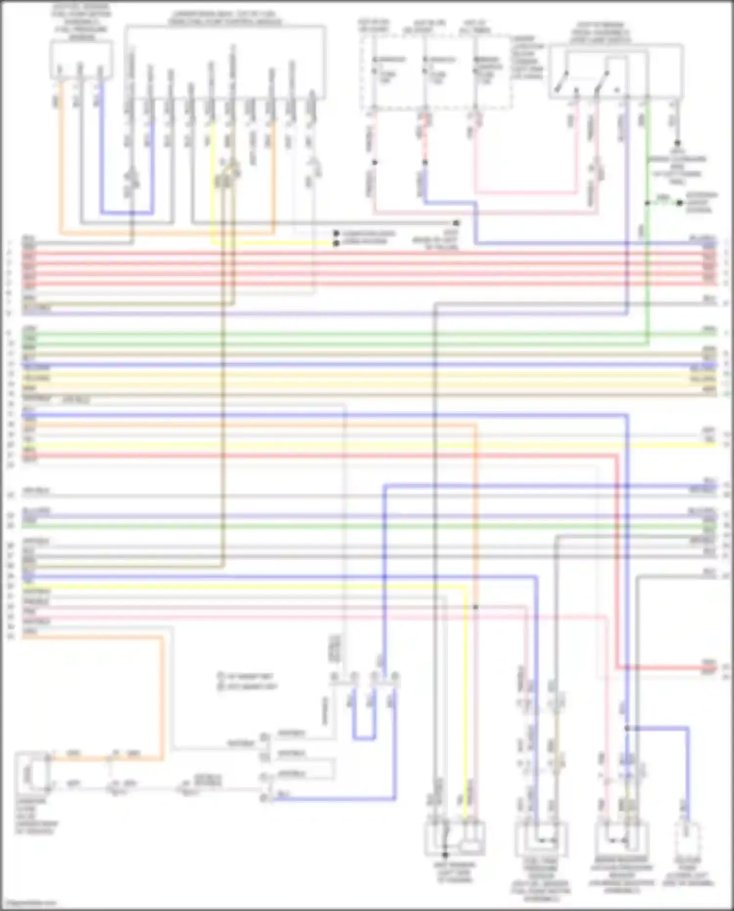 Wiring diagram w/ smart key w/o smart key for Hyundai Elantra VI facelift (2018-2020) (1 of 1)