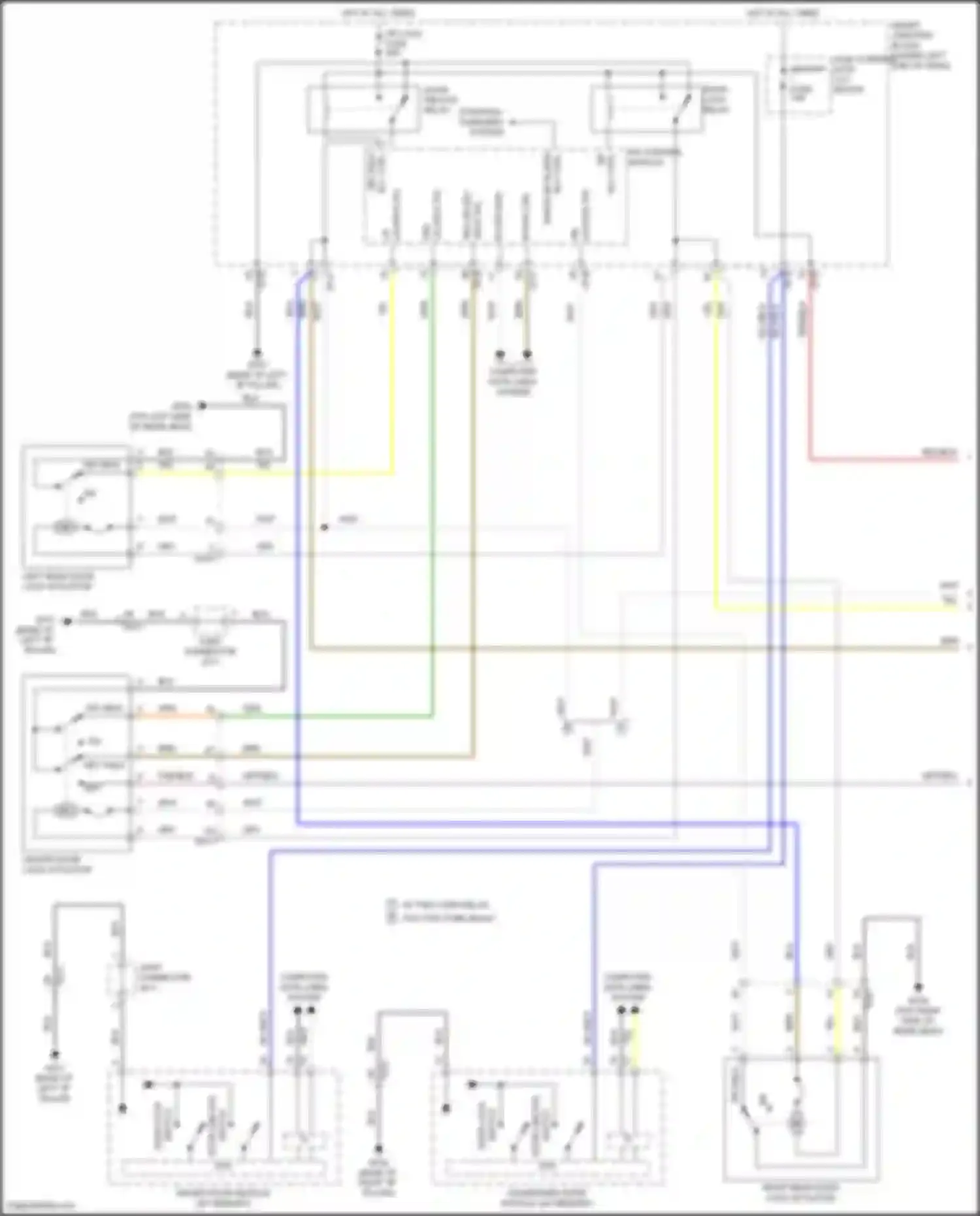 Elantra Hyundai VI (2015-2019): Forced entry circuit (1 of 2)