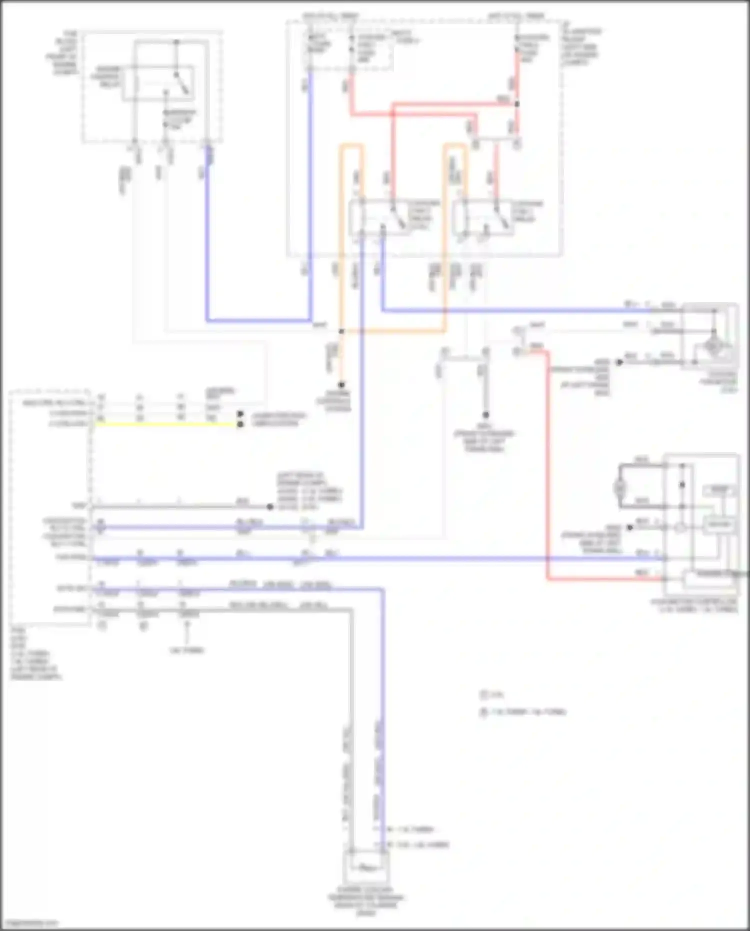 Elantra Hyundai VI (2015-2019): Cooling fan circuit