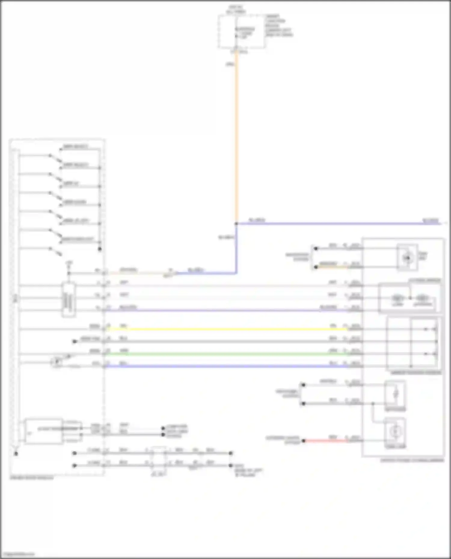 Elantra Hyundai VI (2015-2019): Memory mirrors circuit (1 of 2)