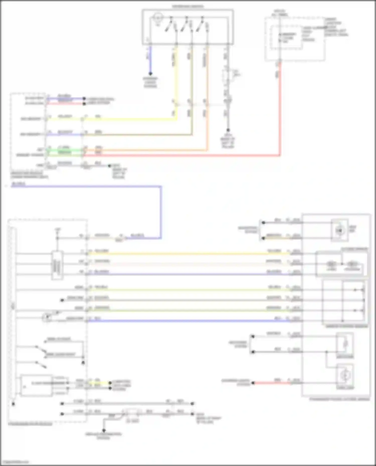 Elantra Hyundai VI (2015-2019): Memory mirrors circuit (2 of 2)