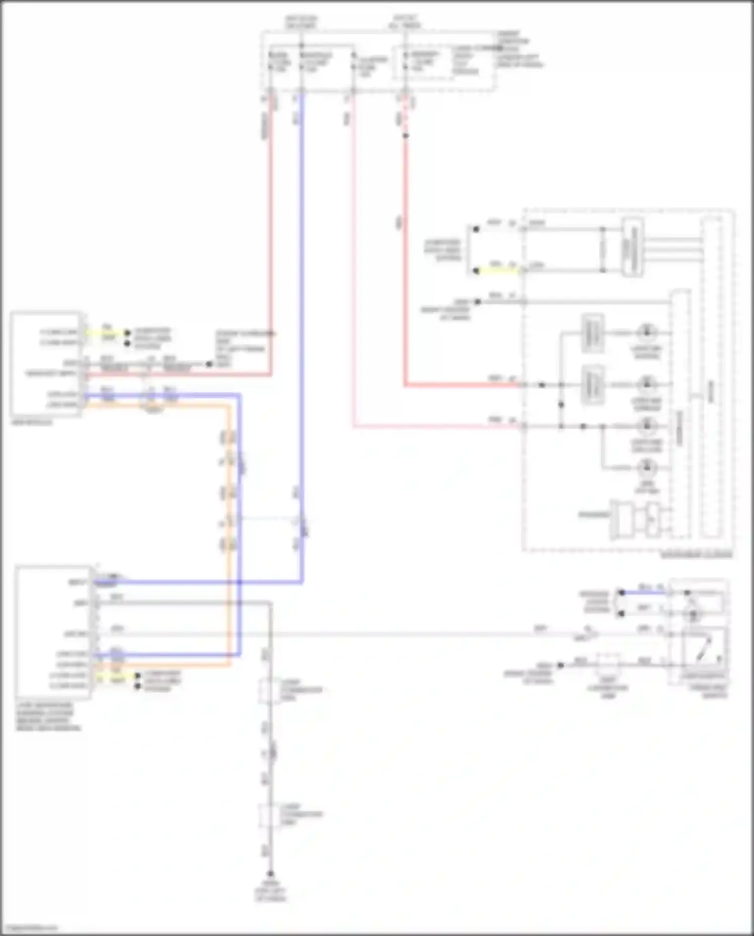 Elantra Hyundai VI (2015-2019): Lane departure warning circuit