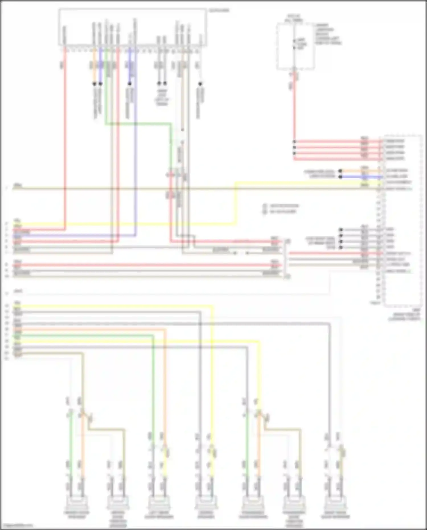 Elantra Hyundai VI (2015-2019): Navigation circuit, w/ amplifier (4 of 4)