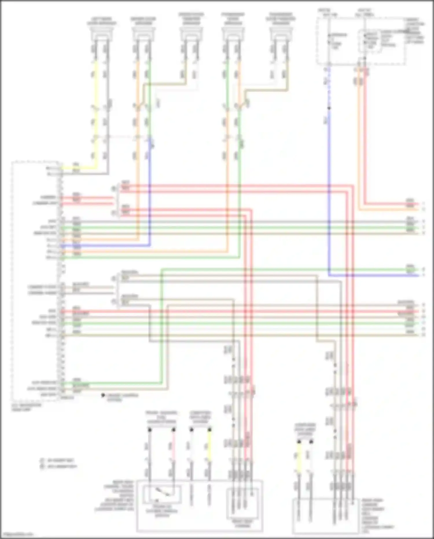 Elantra Hyundai VI (2015-2019): Navigation circuit, w/o amplifier (1 of 3)