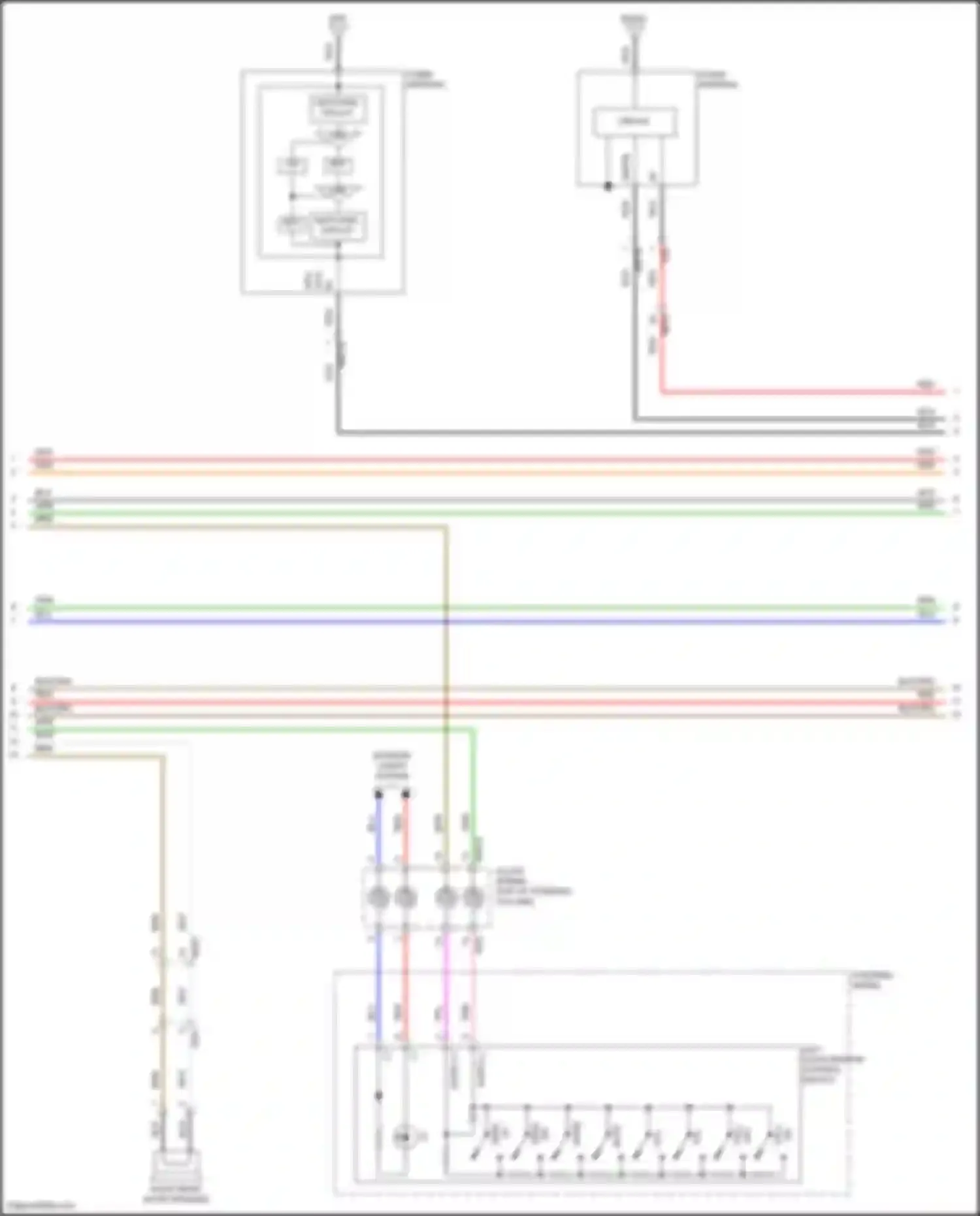 Elantra Hyundai VI (2015-2019): Navigation circuit, w/o amplifier (2 of 3)