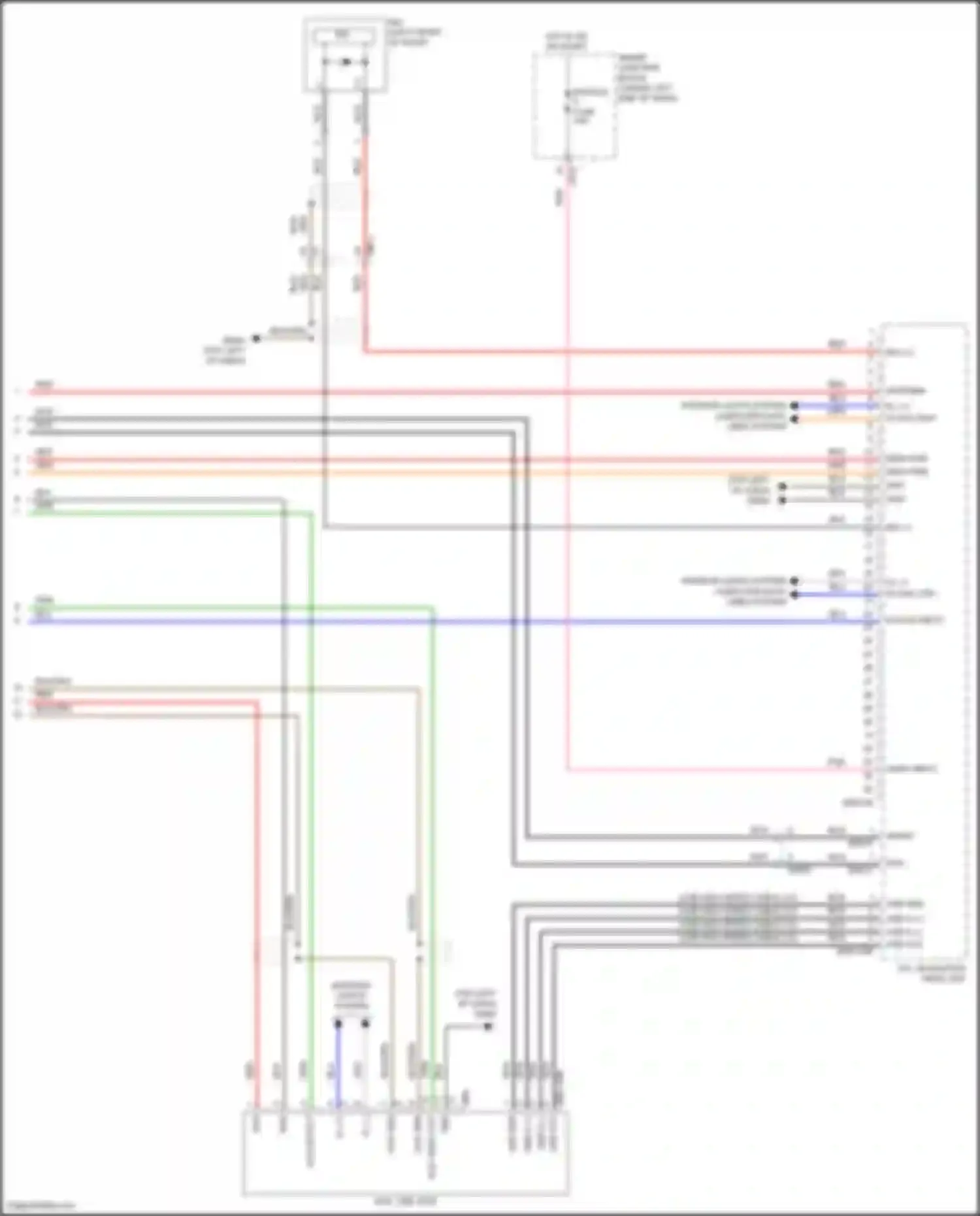 Elantra Hyundai VI (2015-2019): Navigation circuit, w/o amplifier (3 of 3)
