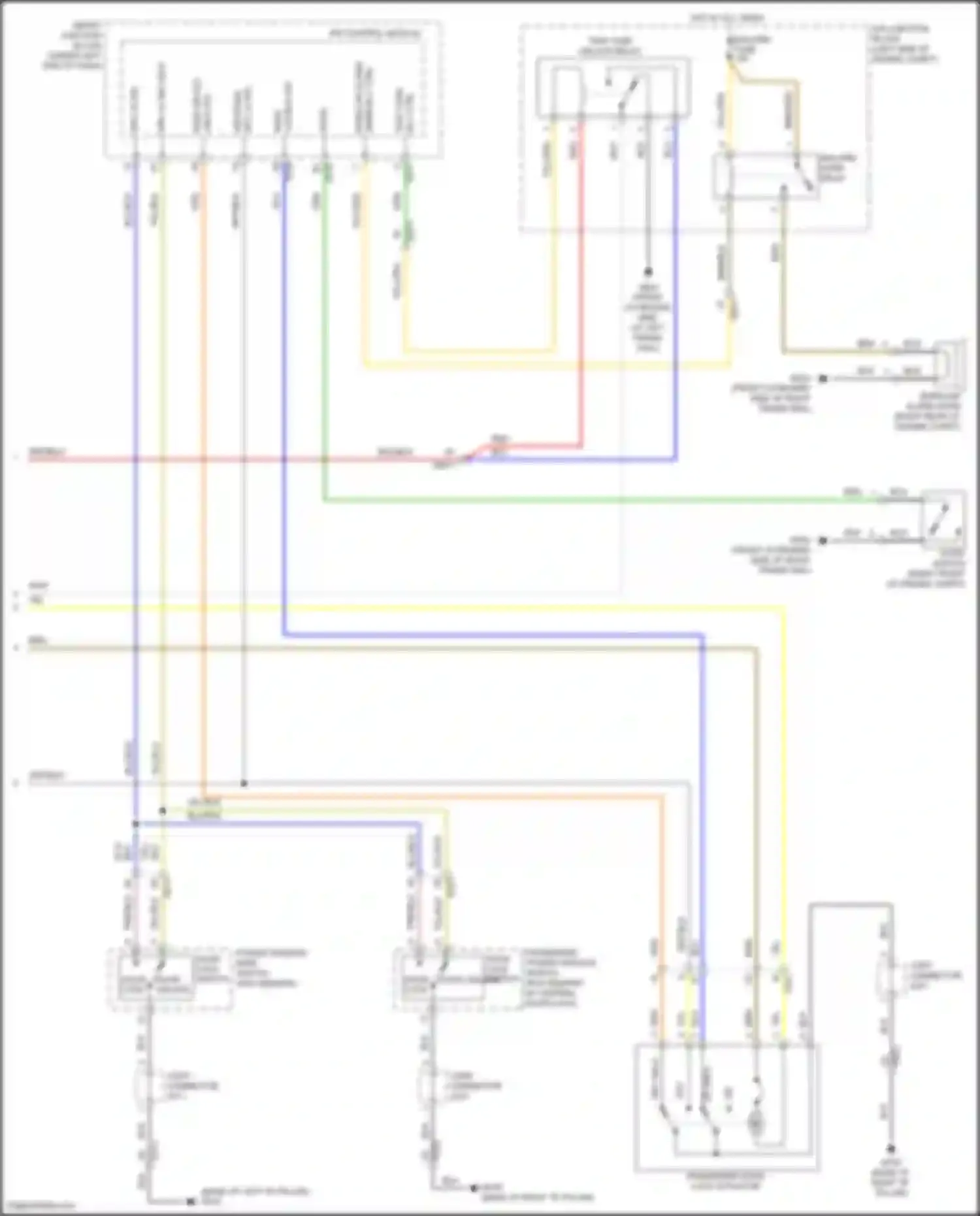 Elantra Hyundai VI (2015-2019): Power door locks circuit (2 of 2)