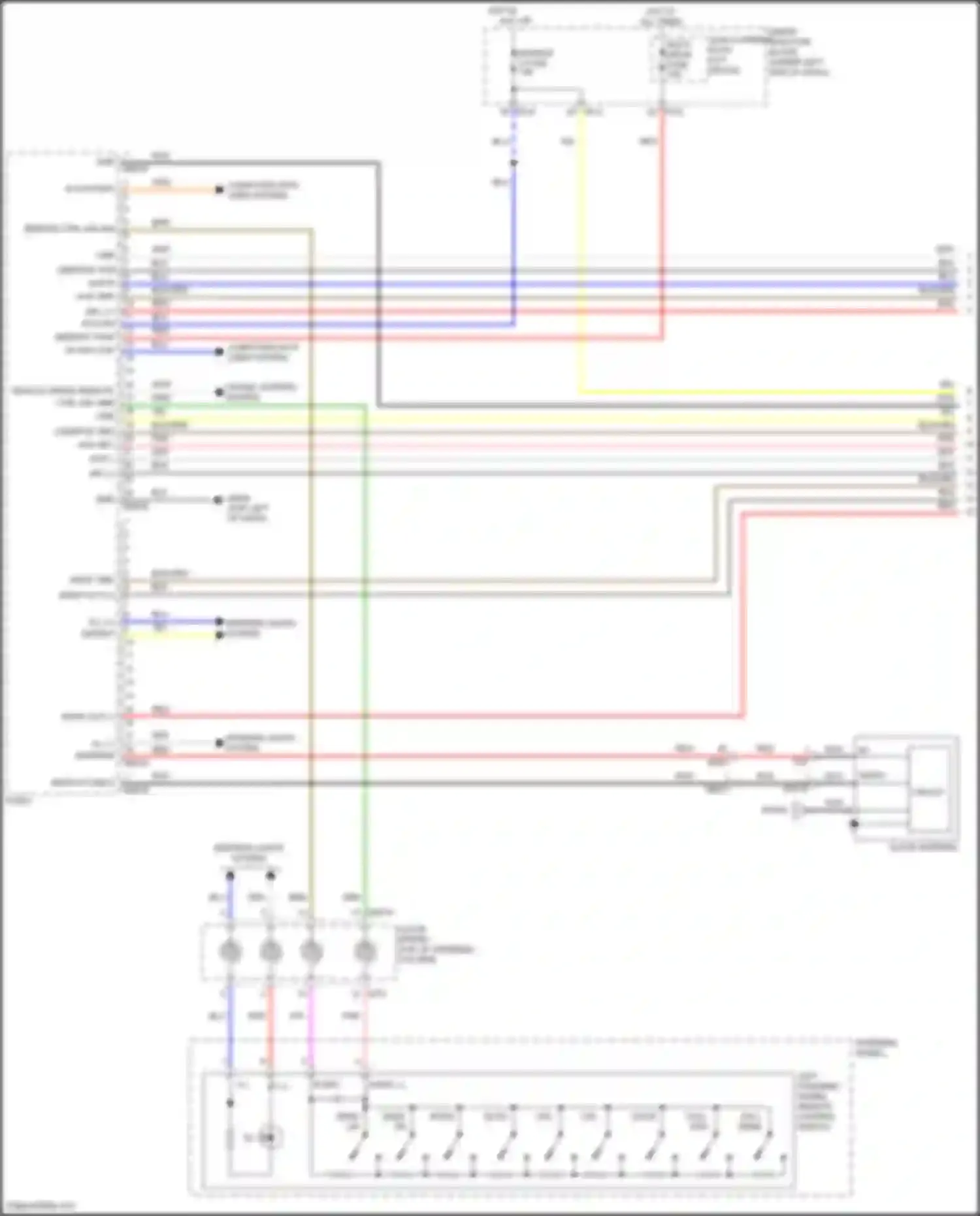 Elantra Hyundai VI (2015-2019): Radio circuit, w/o navigation & display w/ amplifier (1 of 3)