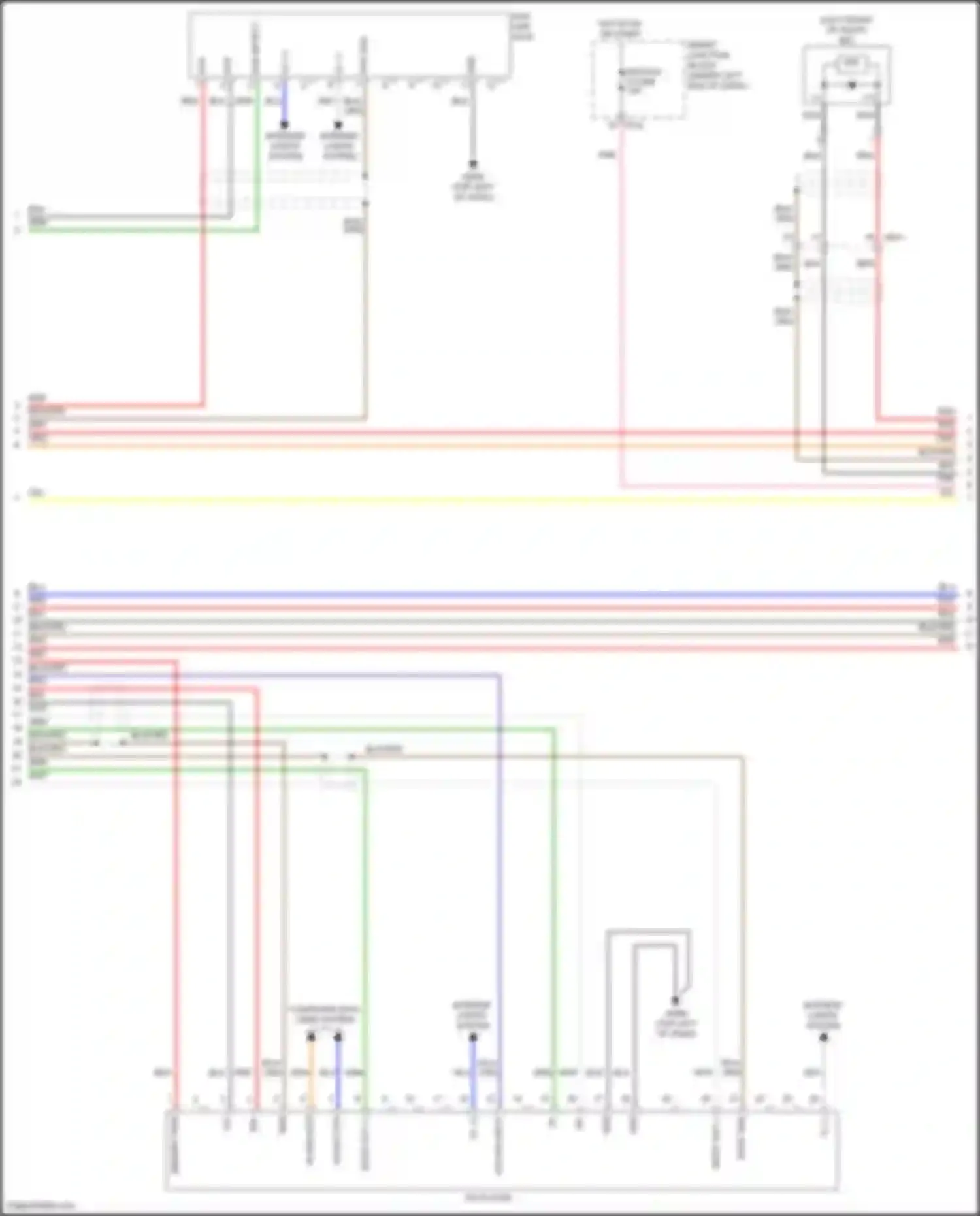 Elantra Hyundai VI (2015-2019): Radio circuit, w/o navigation w/ display & amplifier (2 of 4)