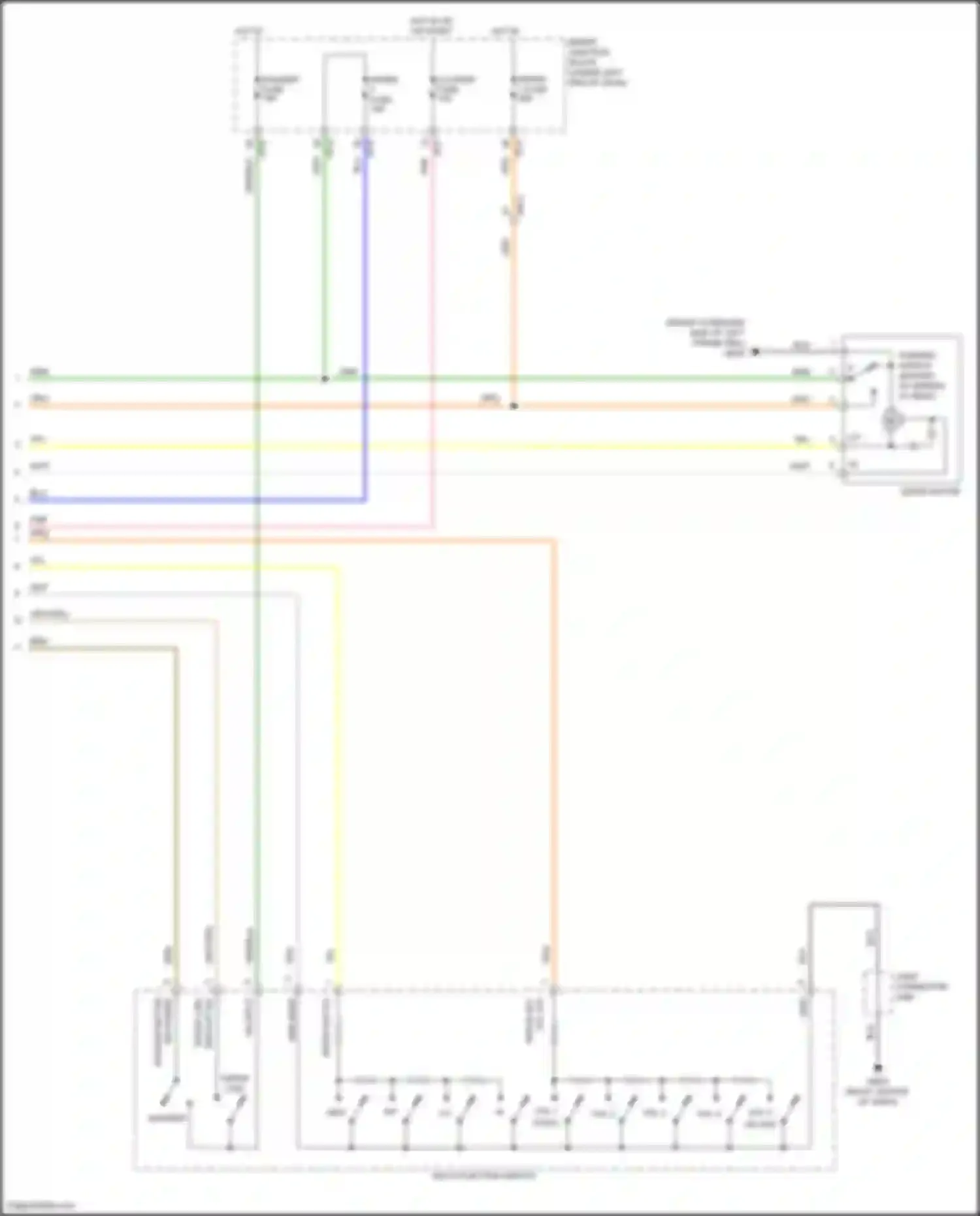 Elantra Hyundai VI (2015-2019): Wiper/washer circuit (2 of 2)