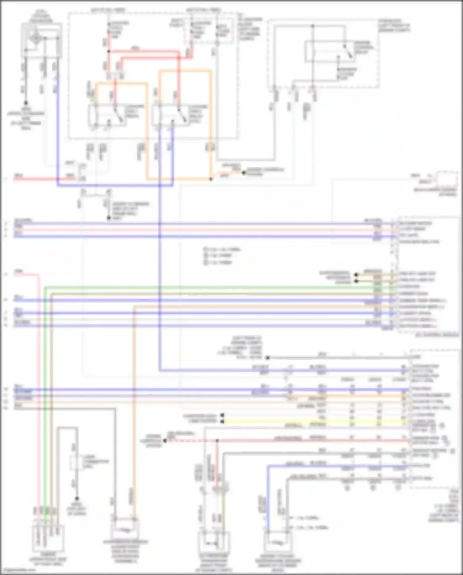 Wiring diagram a/c control module for Hyundai Elantra VI (2015-2019) (2 of 14)