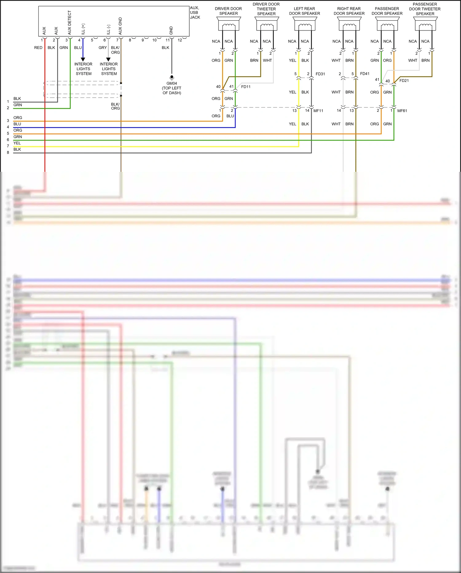 Hyundai Elantra VI (2015-2019) acc/on input wiring diagram  (6 of 15)