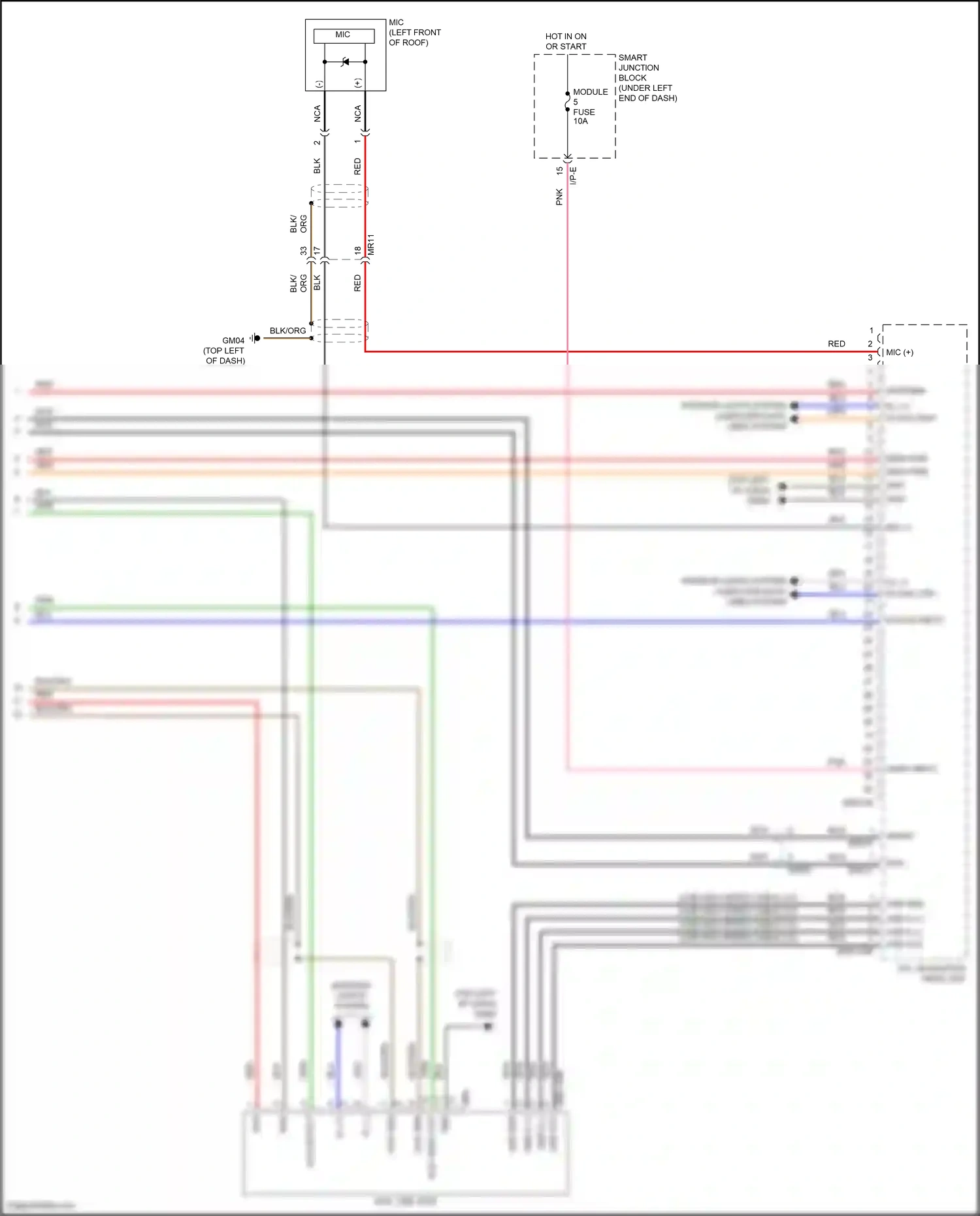 Hyundai Elantra VI (2015-2019) acc/on input wiring diagram  (1 of 15)