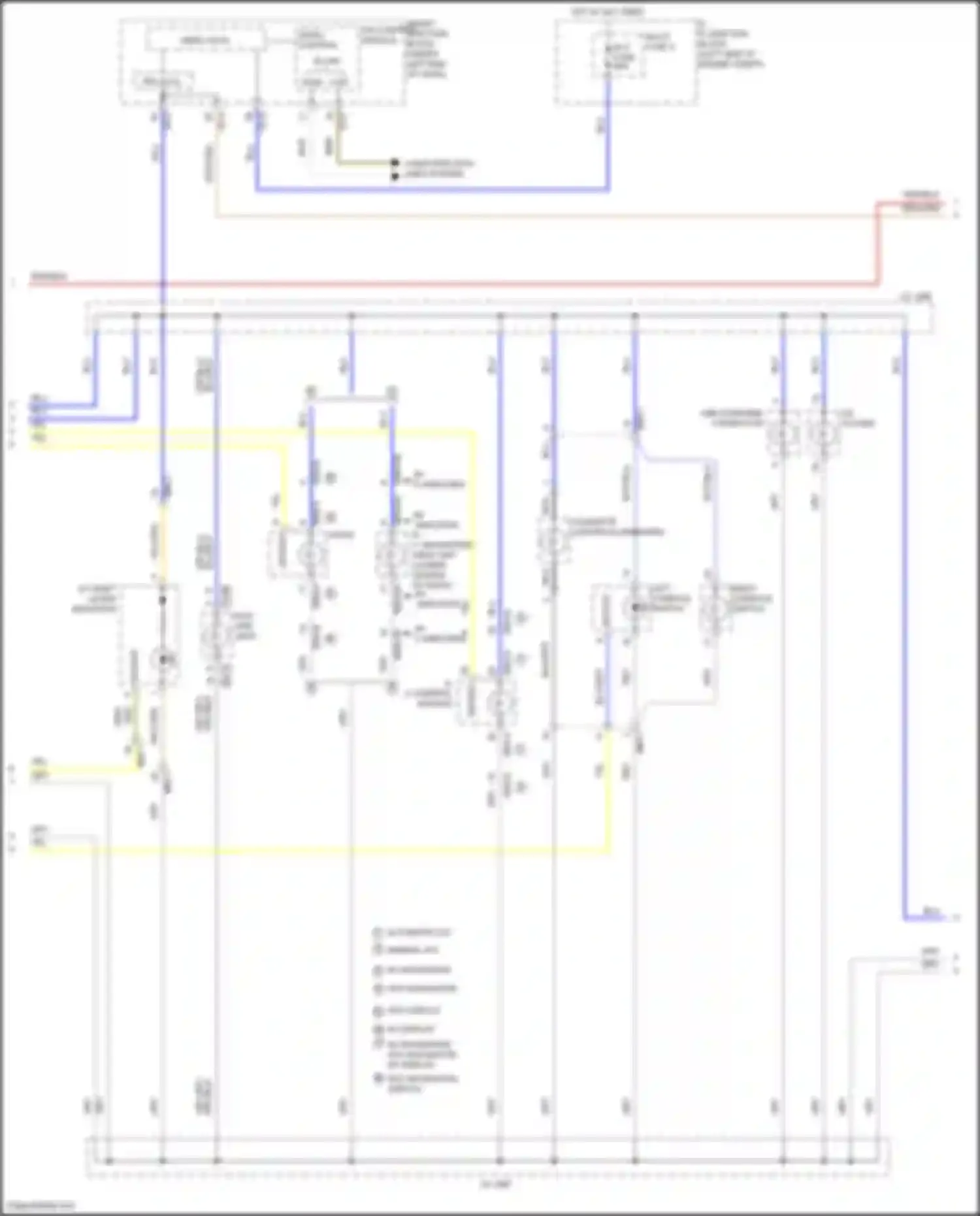 Wiring diagram cigarette lighter illumination for Hyundai Elantra VI (2015-2019) (1 of 1)