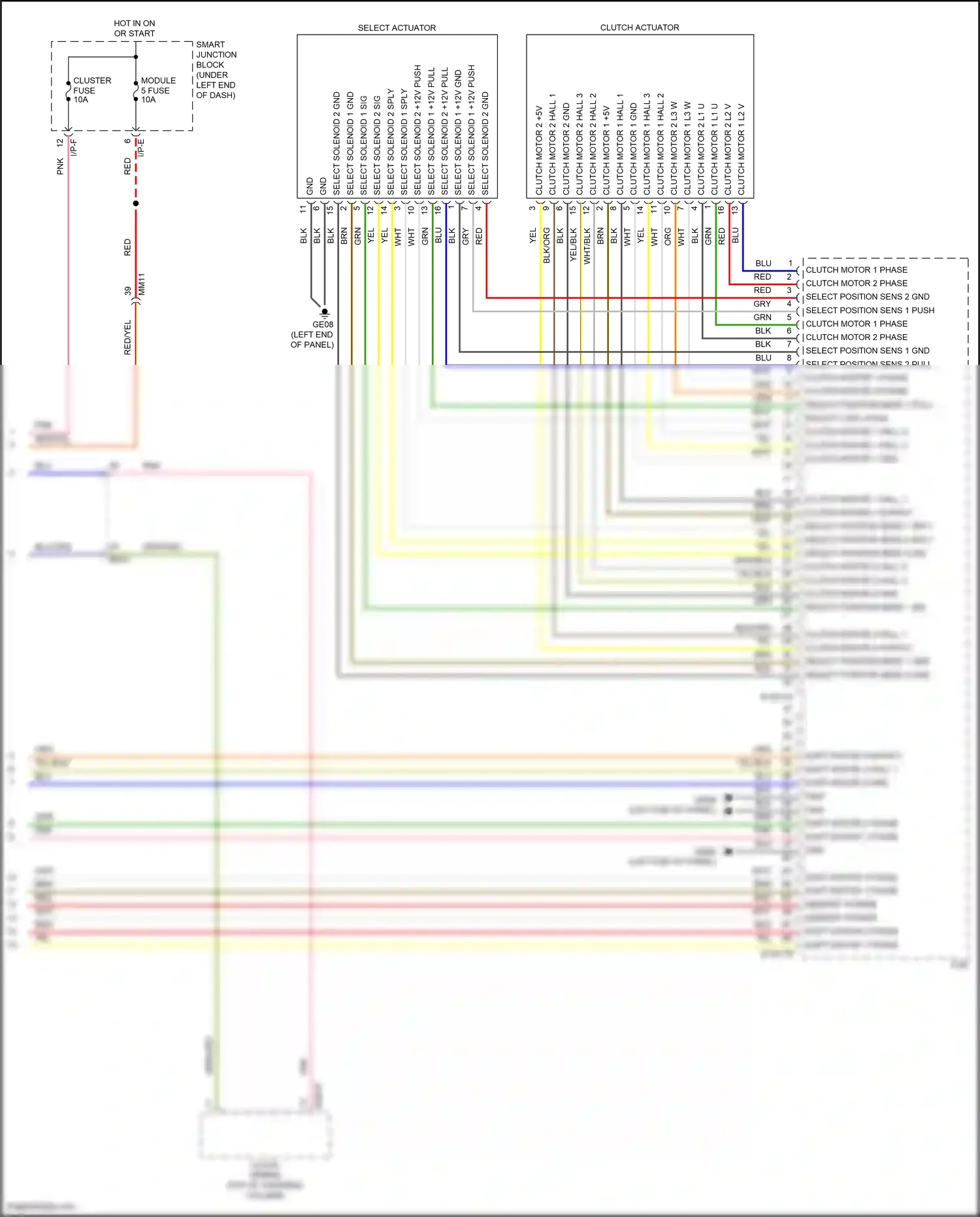 Hyundai Elantra VI (2015-2019) clock- spring wiring diagram  (11 of 15)