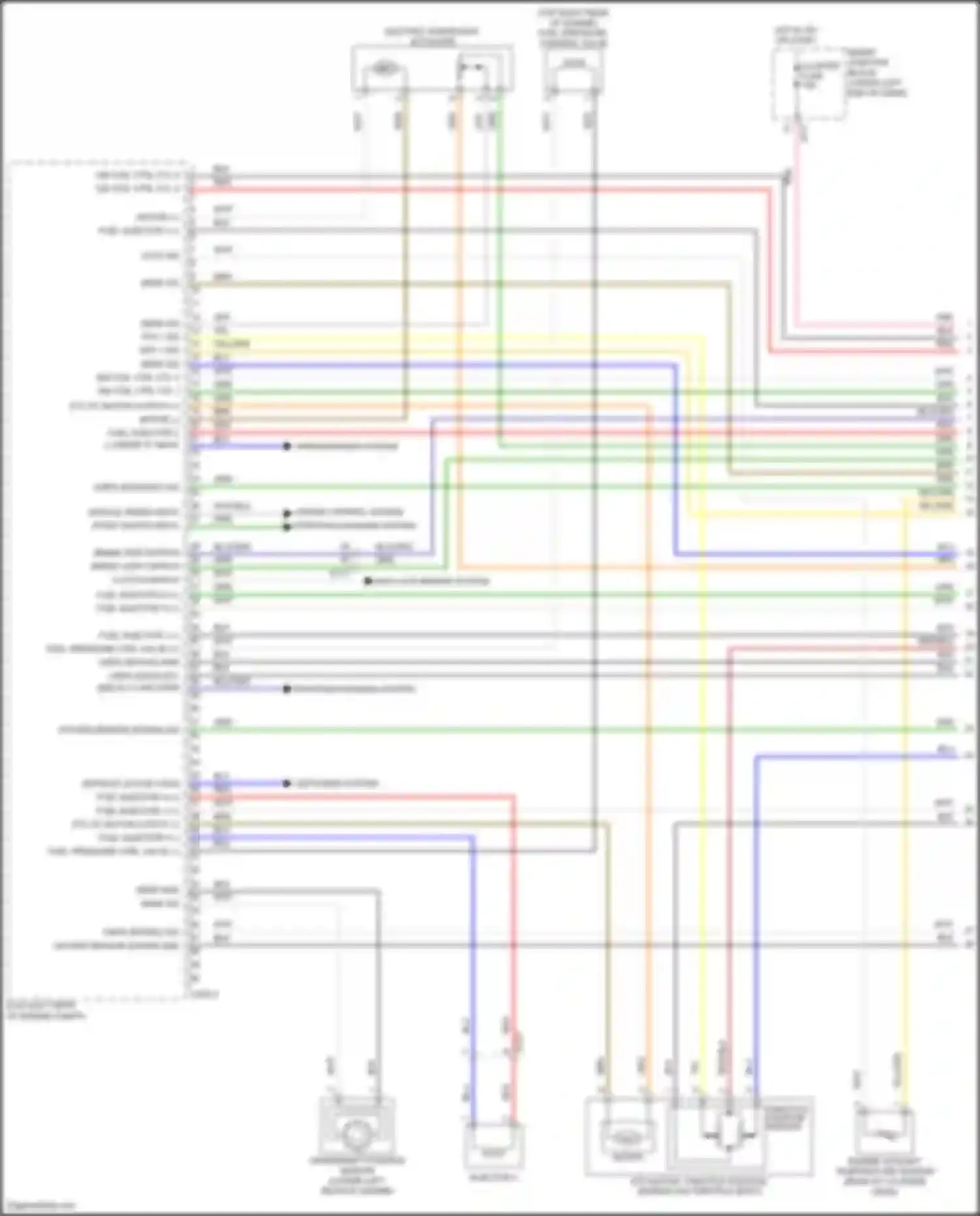 Wiring diagram crankshaft position sensor for Hyundai Elantra VI (2015-2019) (1 of 3)