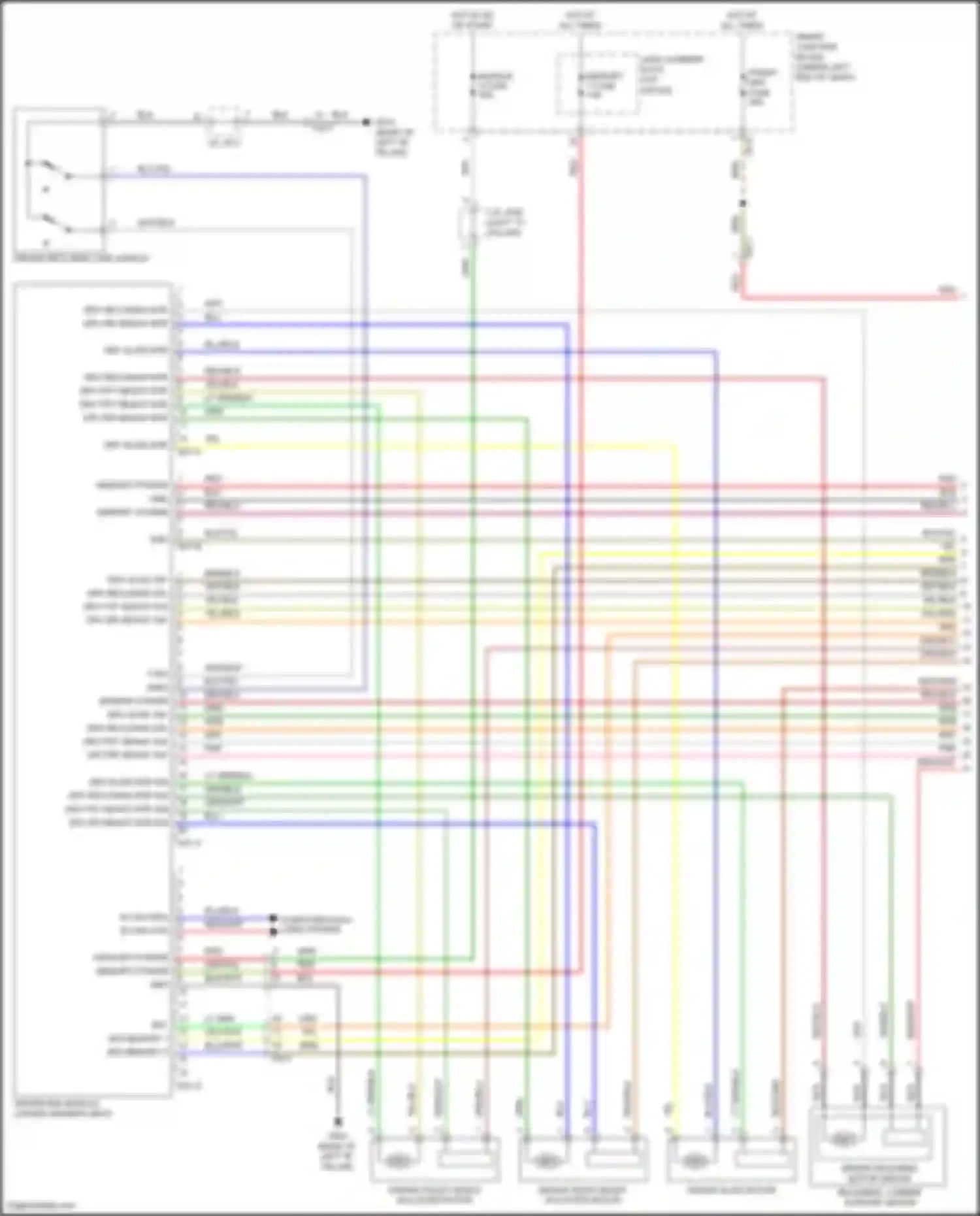 Wiring diagram drv frt height sw up for Hyundai Elantra VI (2015-2019) (1 of 1)