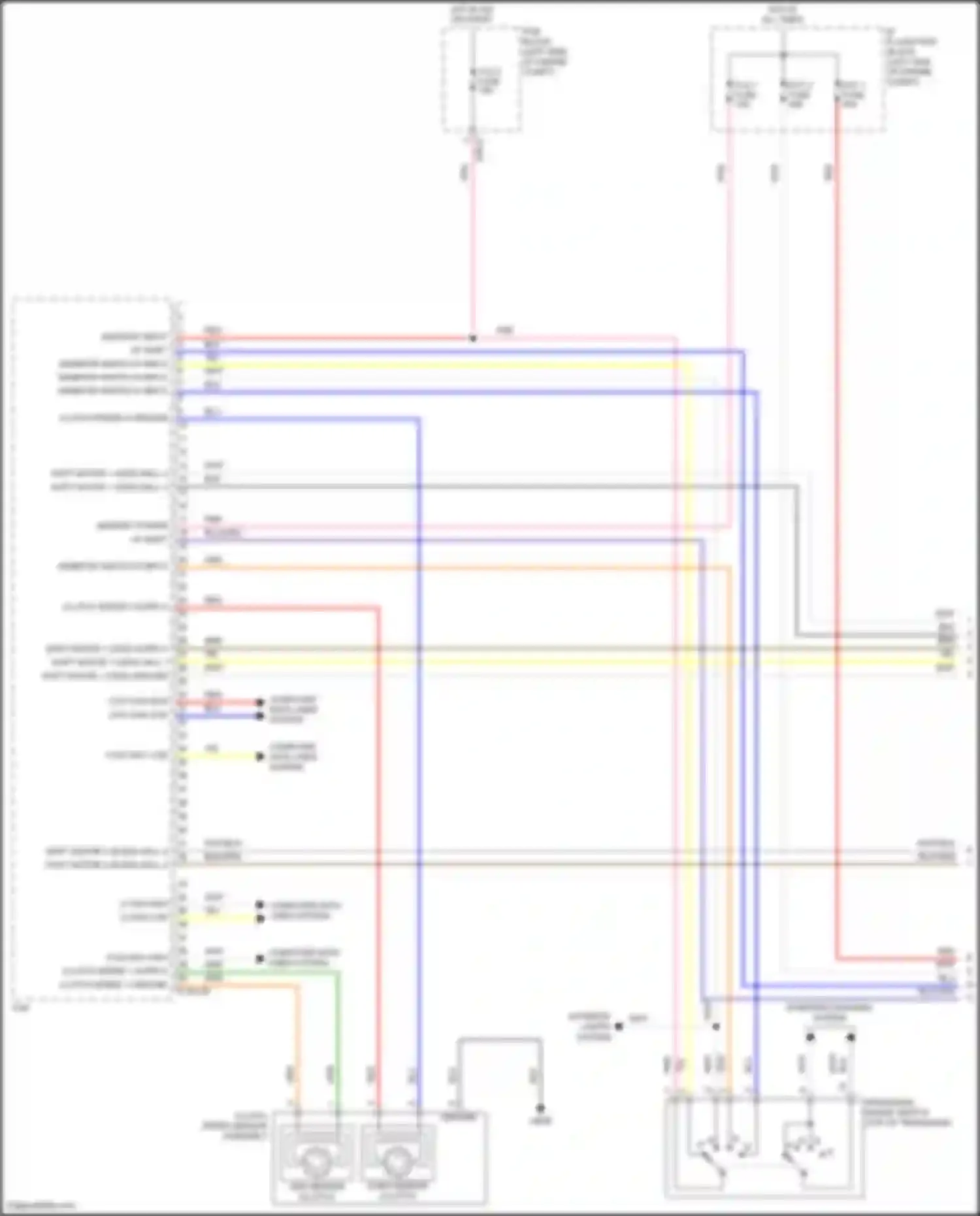 Wiring diagram inhibitor switch r input for Hyundai Elantra VI (2015-2019) (1 of 1)