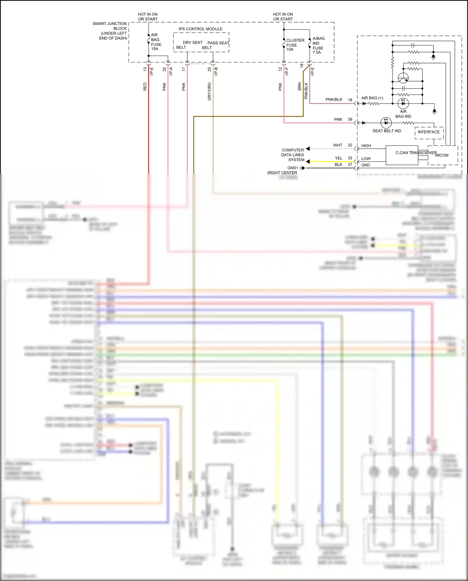 Wiring diagram i/p-e for Hyundai Elantra VI (2015-2019) (30 of 56)