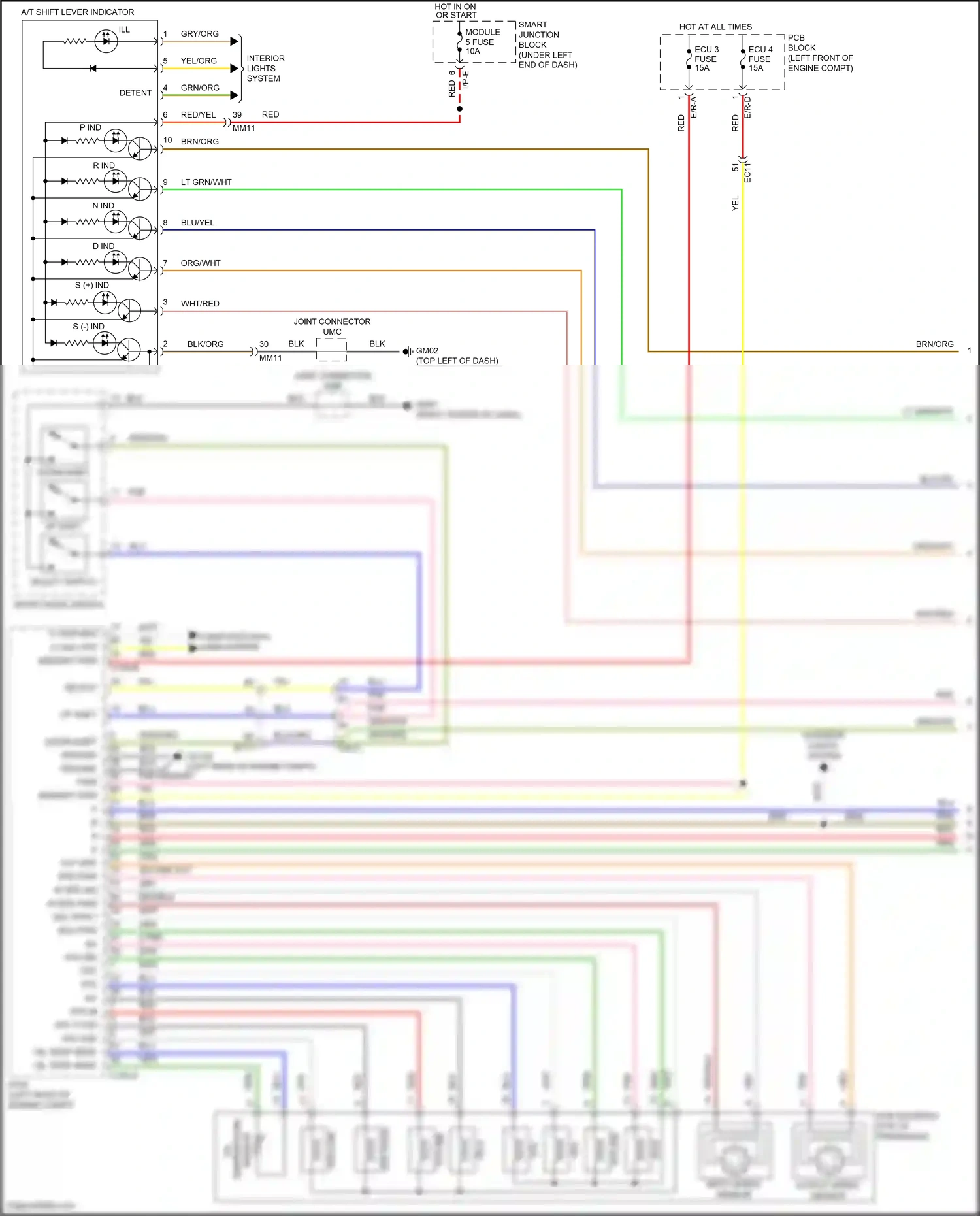 Wiring diagram i/p-e for Hyundai Elantra VI (2015-2019) (49 of 56)
