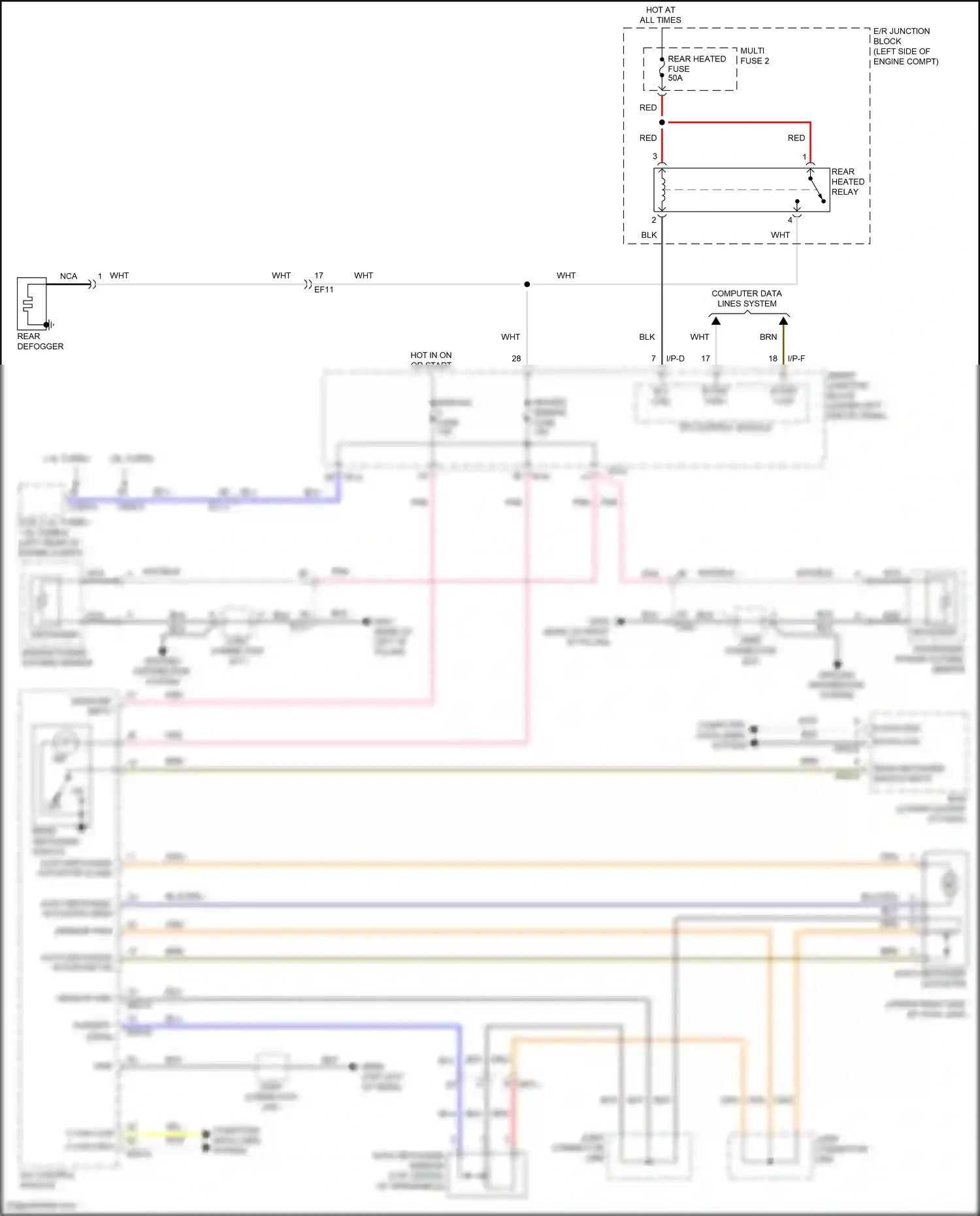 Wiring diagram i/p-e for Hyundai Elantra VI (2015-2019) (23 of 56)