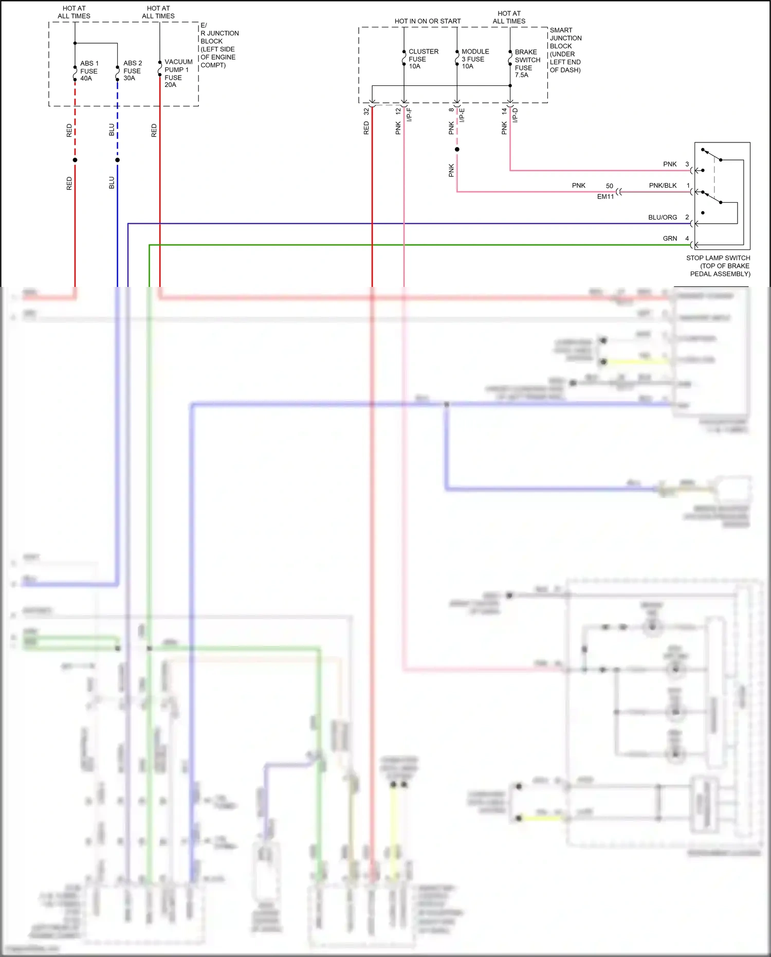 Wiring diagram i/p-e for Hyundai Elantra VI (2015-2019) (22 of 56)