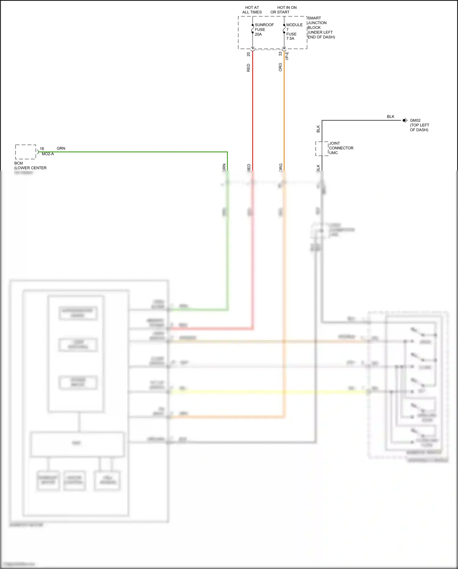 Wiring diagram i/p-e for Hyundai Elantra VI (2015-2019) (29 of 56)