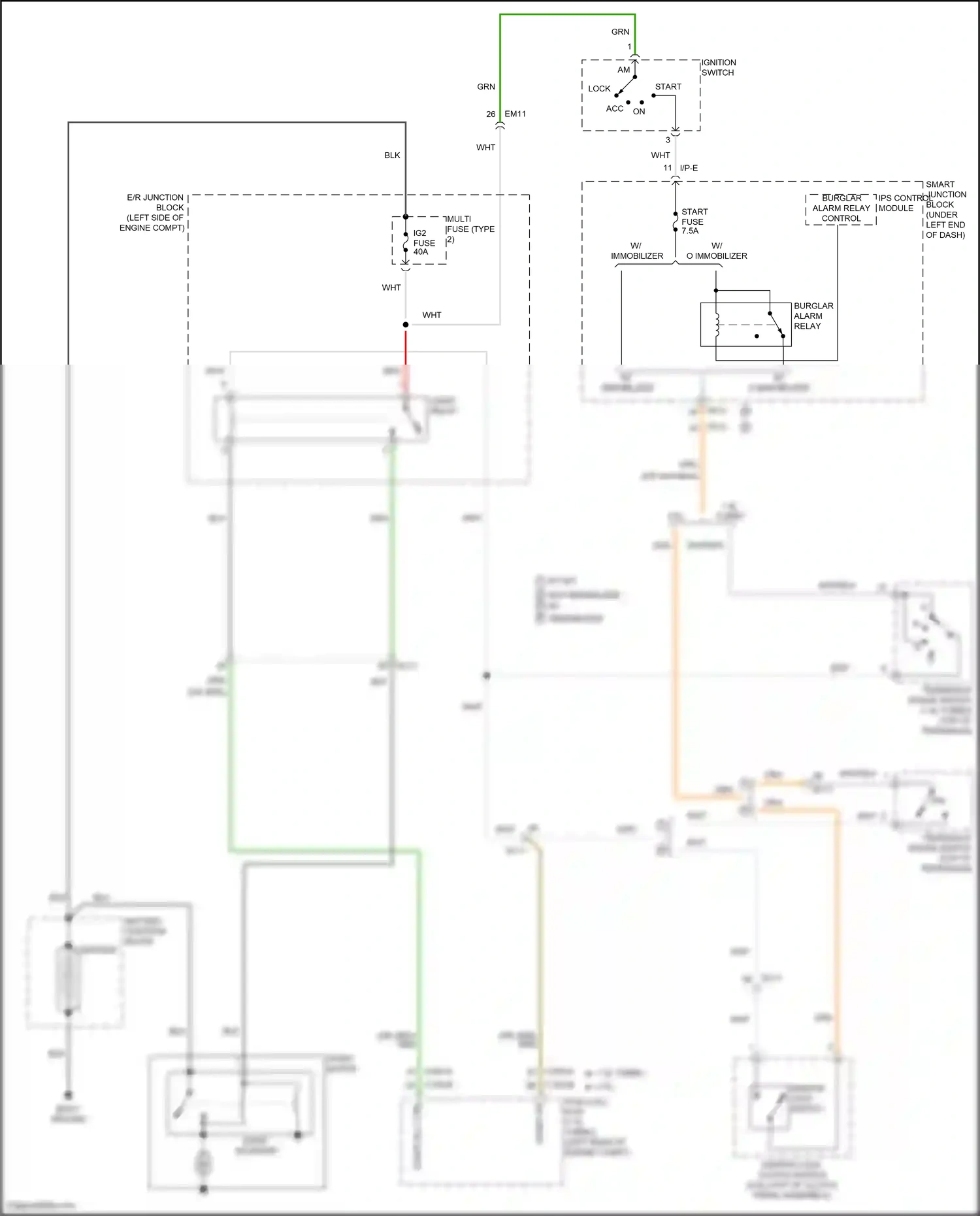 Wiring diagram i/p-e for Hyundai Elantra VI (2015-2019) (42 of 56)