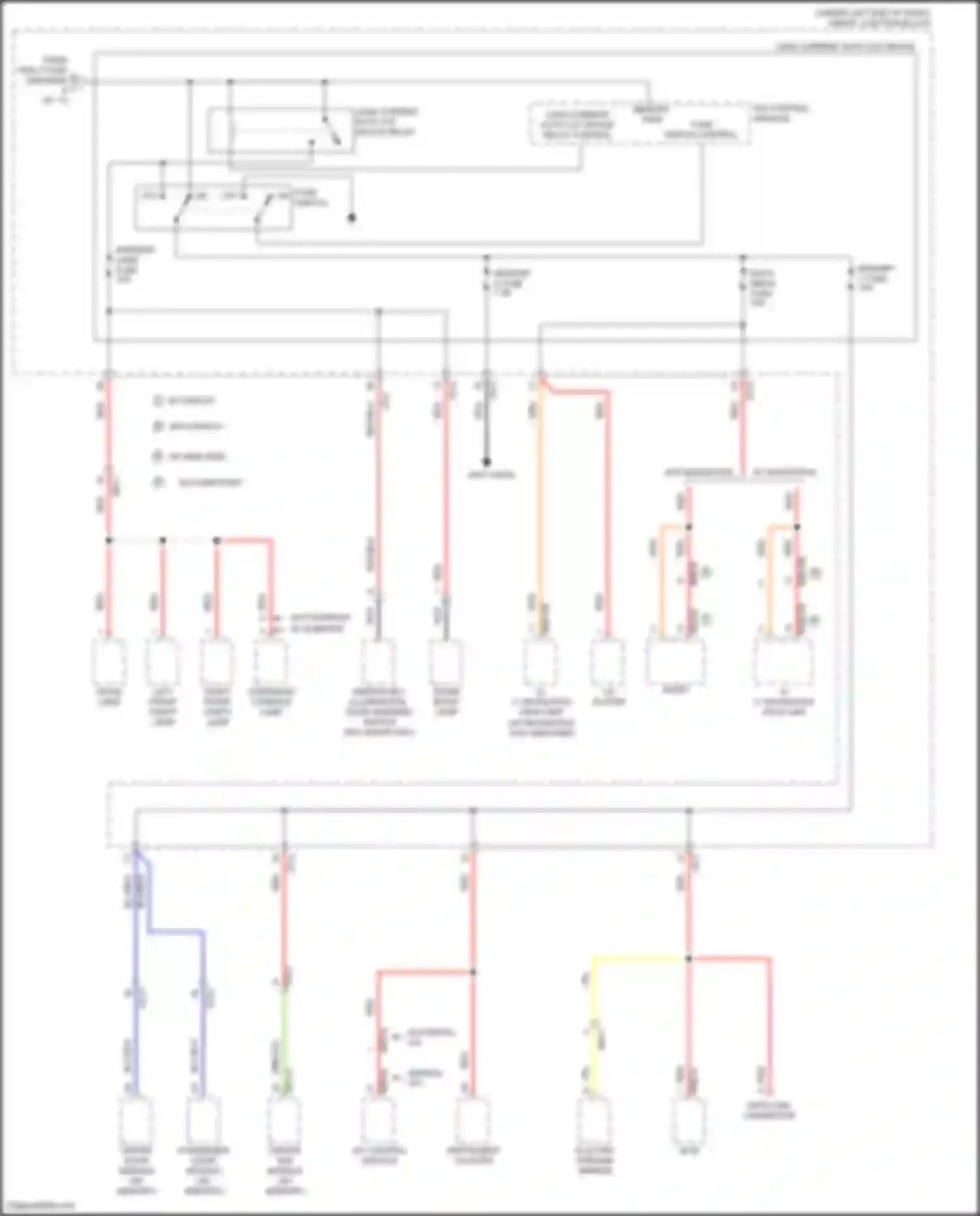 Wiring diagram memory pwr for Hyundai Elantra VI (2015-2019) (1 of 14)